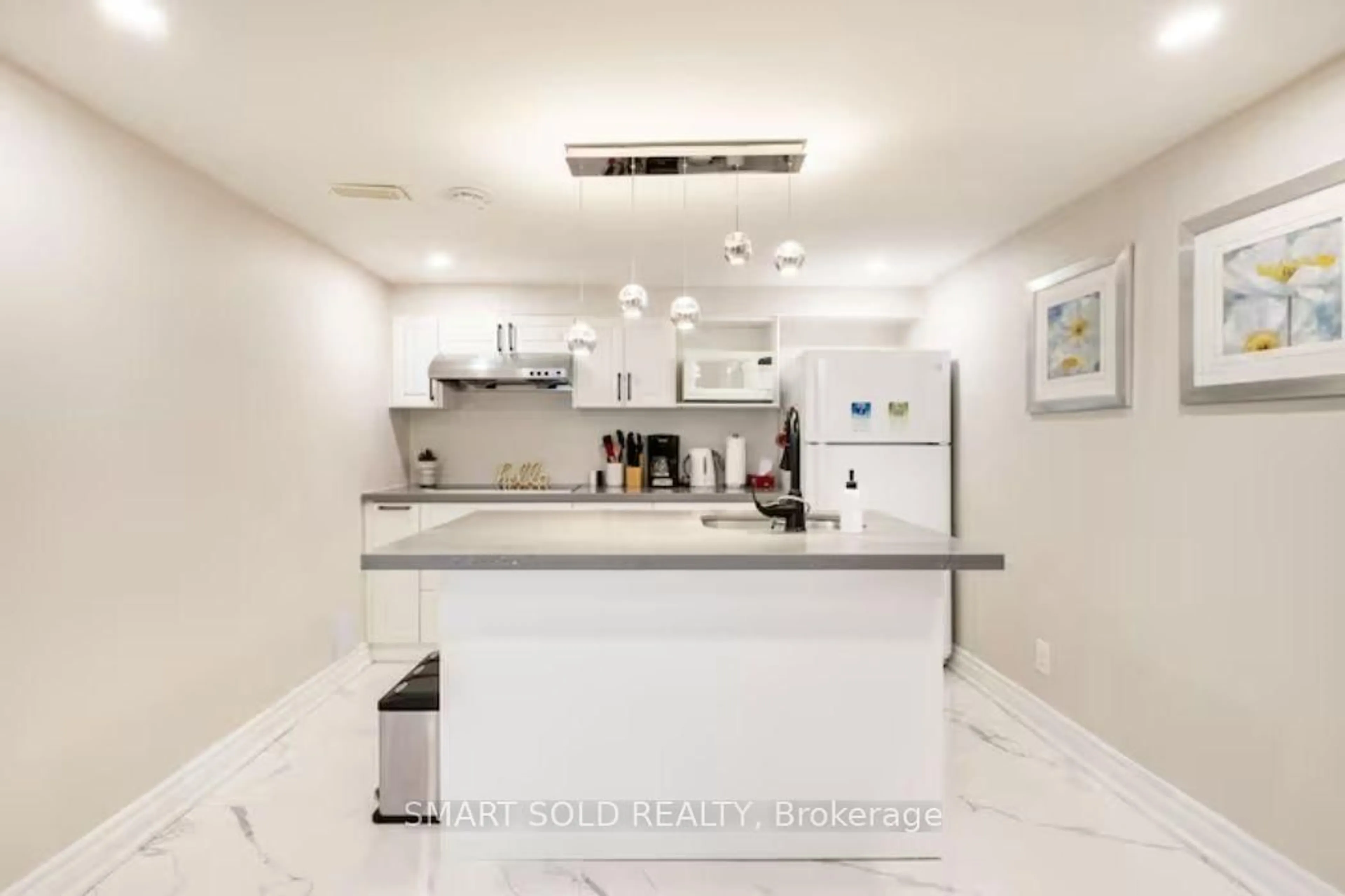 Contemporary kitchen, ceramic/tile floor for 76 Clancy Dr, Toronto Ontario M2J 2V8