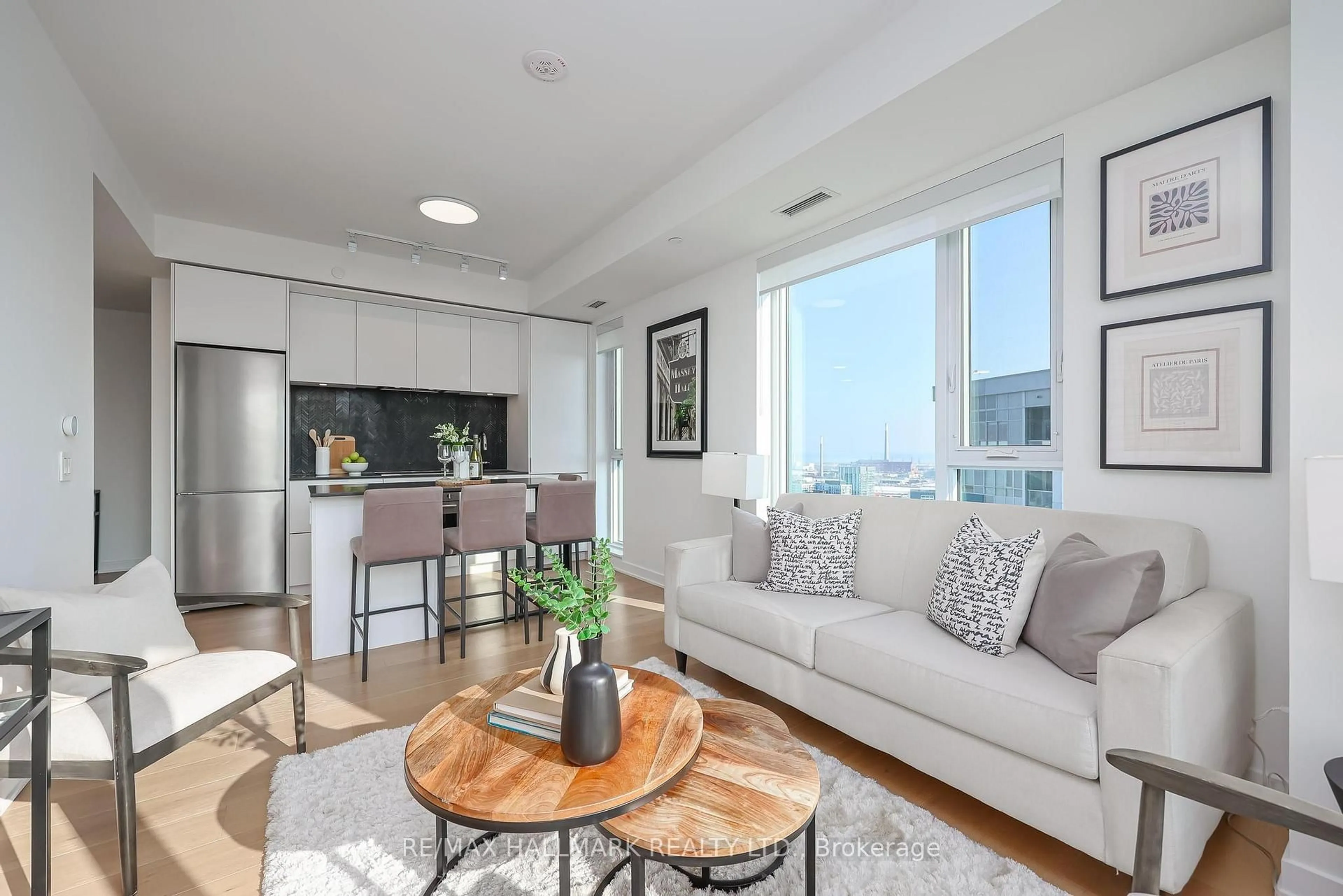 Living room with furniture, unknown for 130 River St #2703, Toronto Ontario M5A 0R8