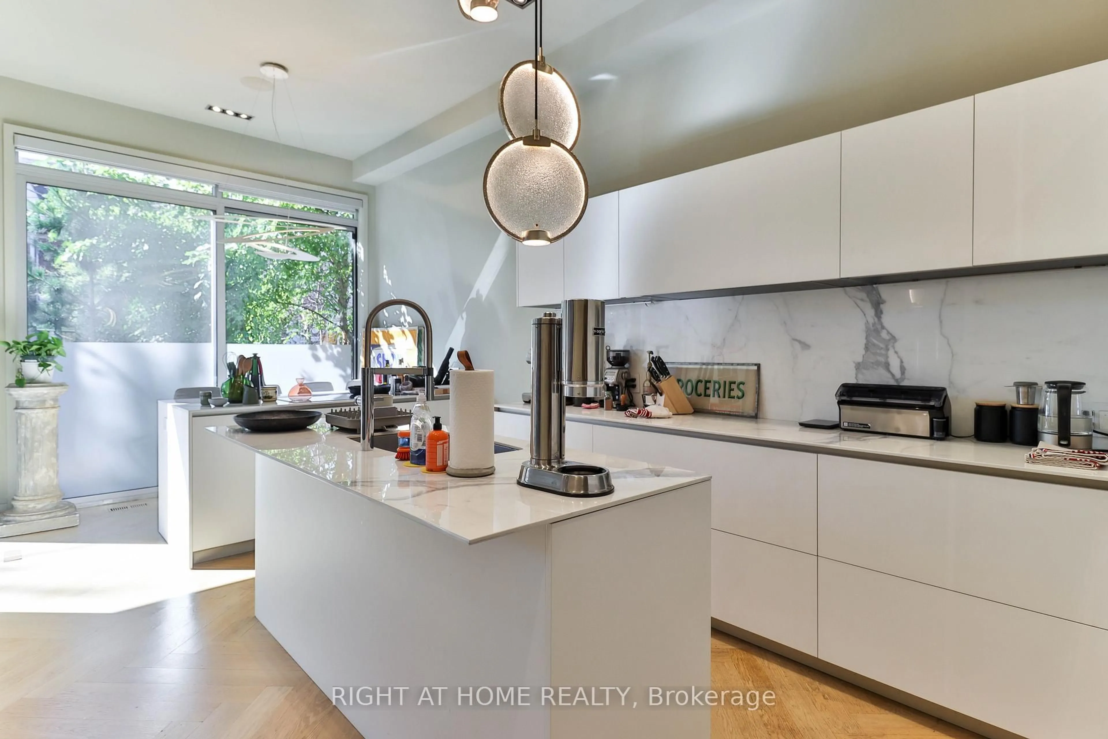 Contemporary kitchen, ceramic/tile floor for 18 Mitchell Ave, Toronto Ontario M6J 1B9