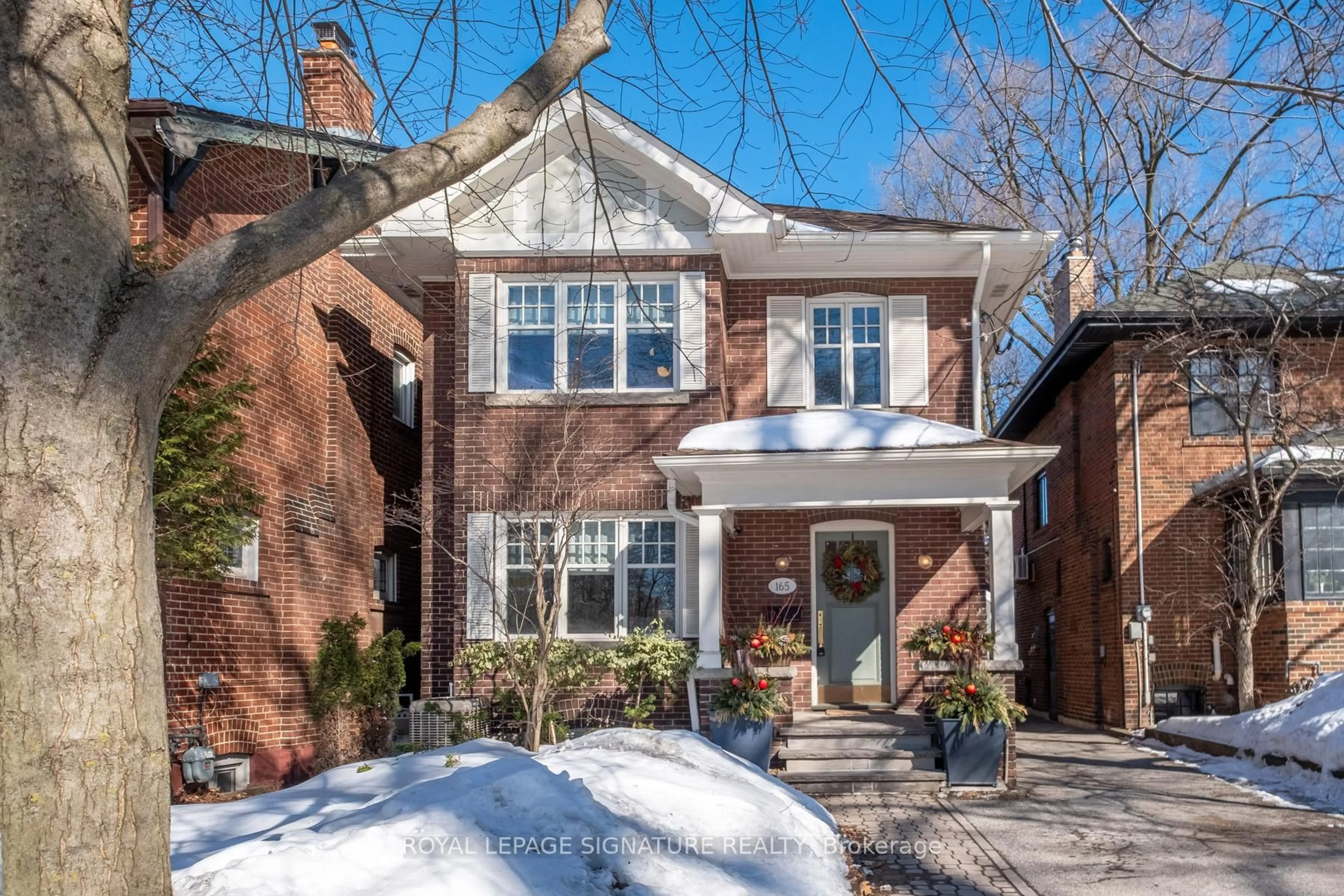 Home with brick exterior material, street for 165 Welland Ave, Toronto Ontario M4T 2J6