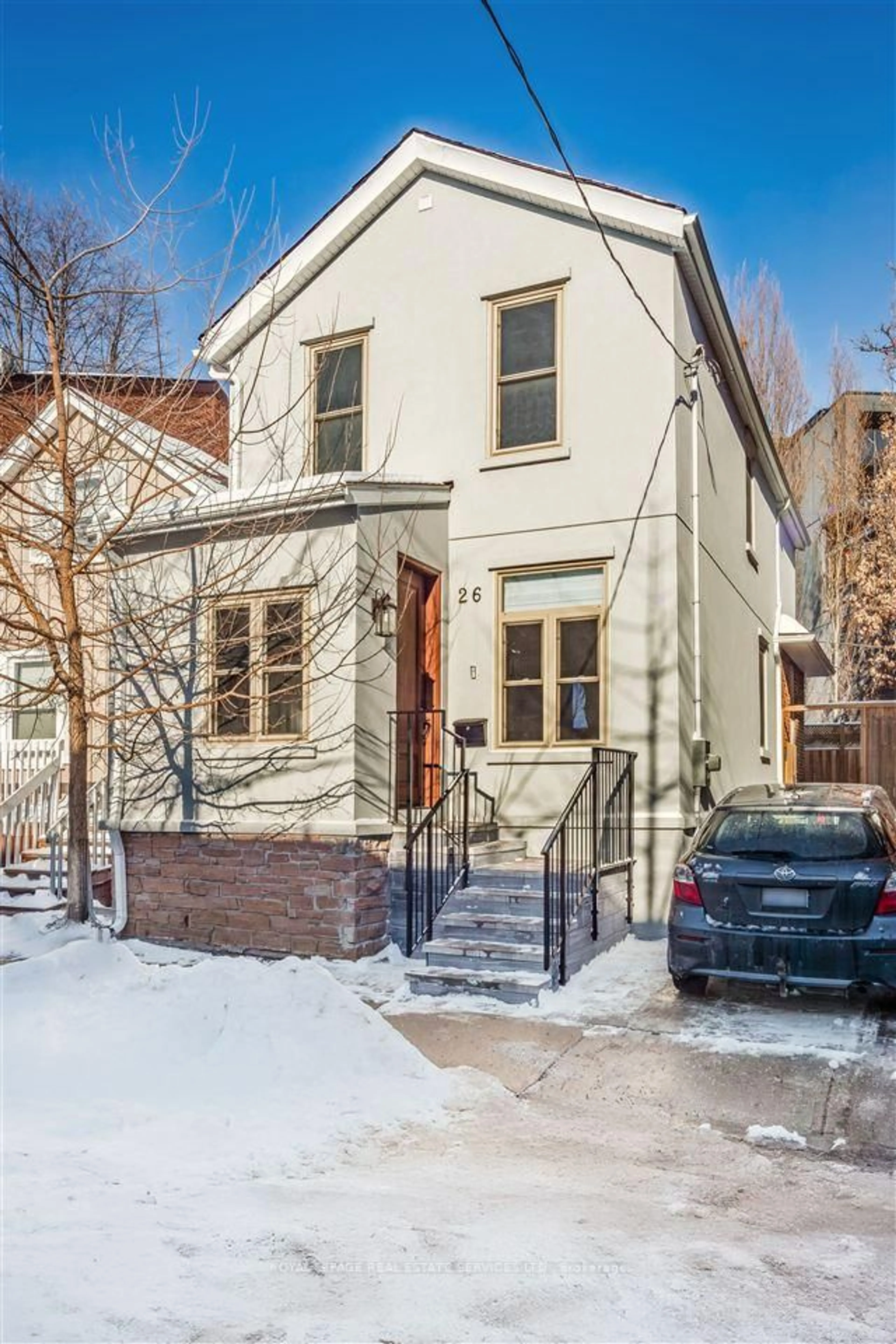 Home with brick exterior material, street for 26 Bishop St, Toronto Ontario M5R 1N2