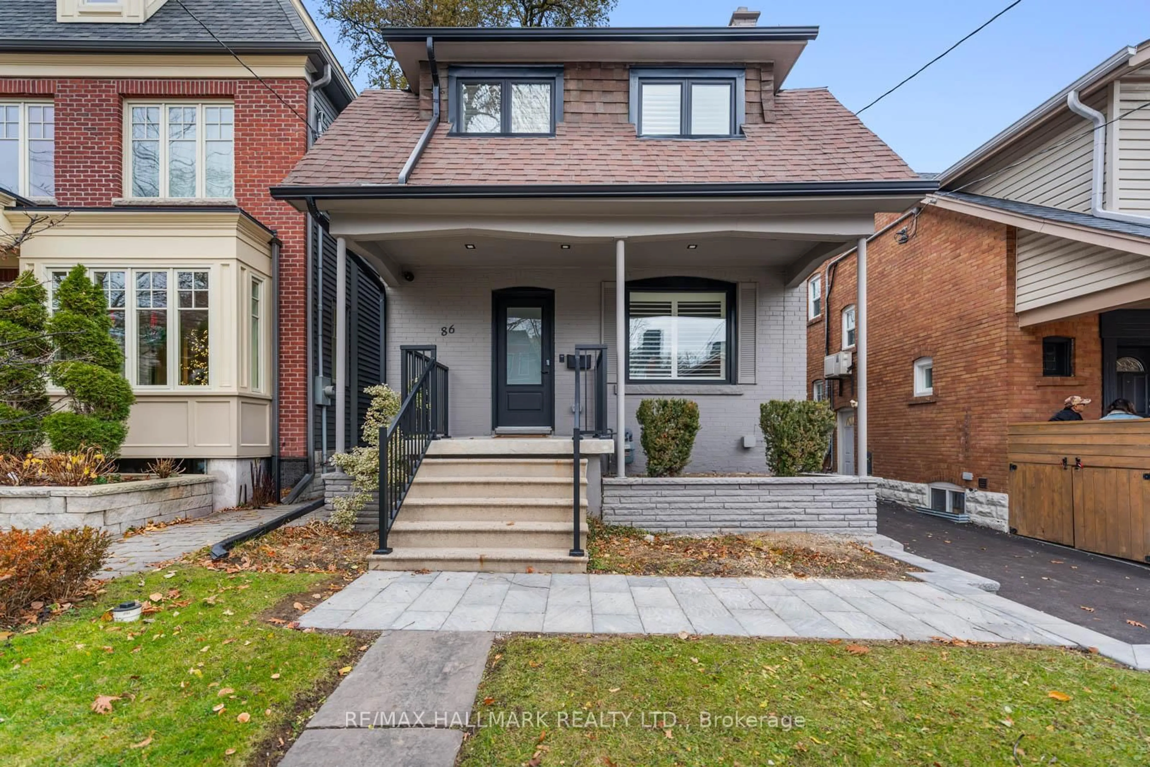 Home with brick exterior material, street for 86 Albertus Ave, Toronto Ontario M4R 1J7