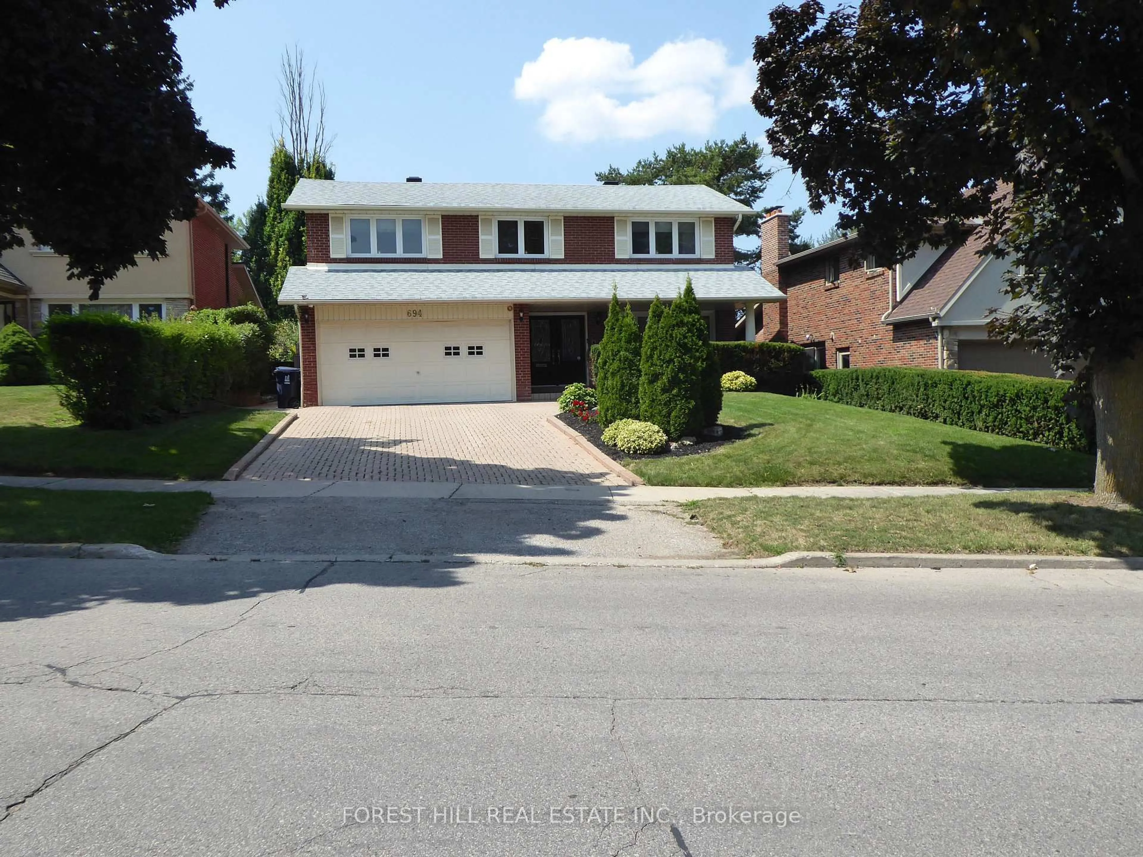 Home with brick exterior material, street for 694 Conacher Dr, Toronto Ontario M2M 3N6