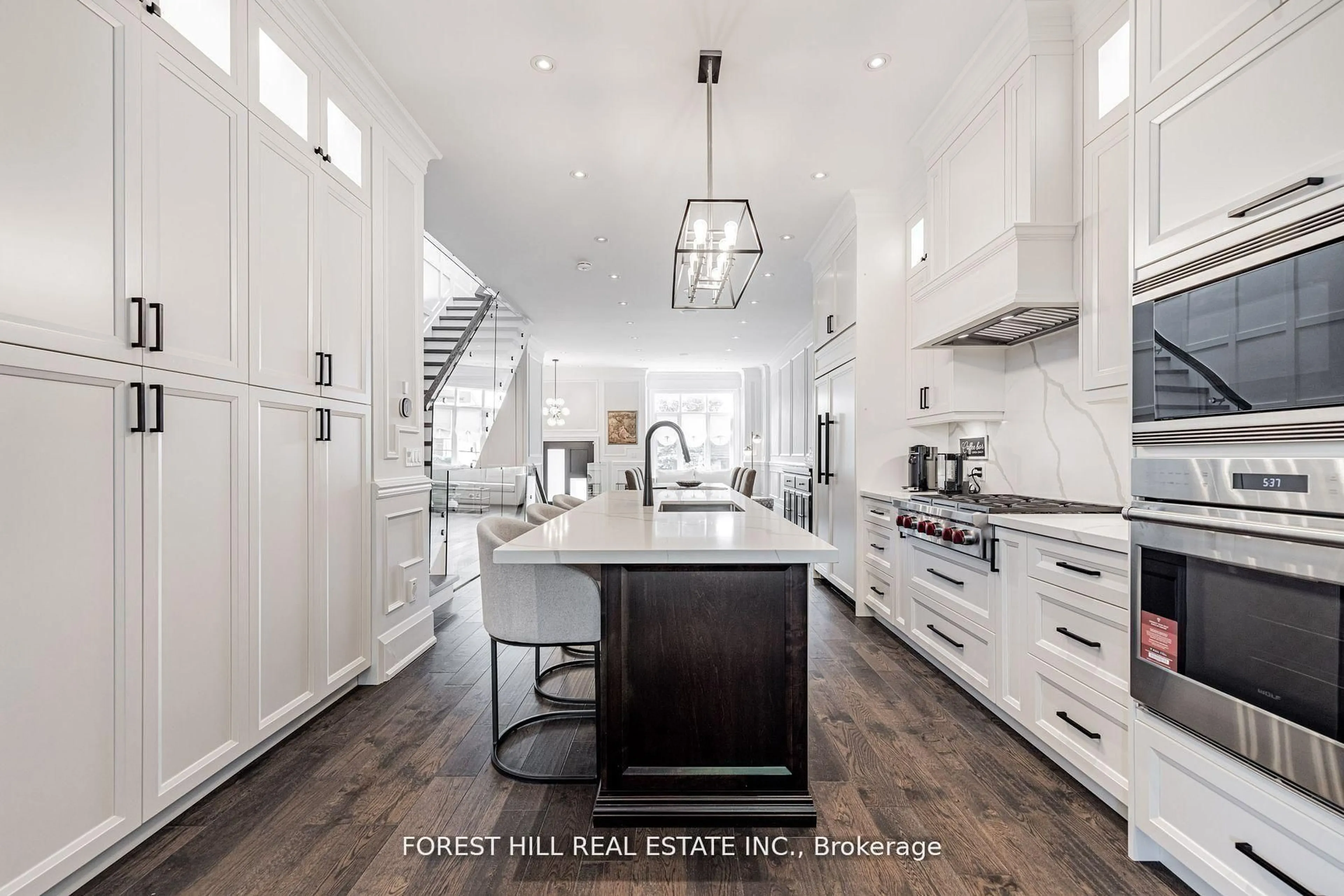 Open concept kitchen, ceramic/tile floor for 117 Harlandale Ave, Toronto Ontario M2N 1P2