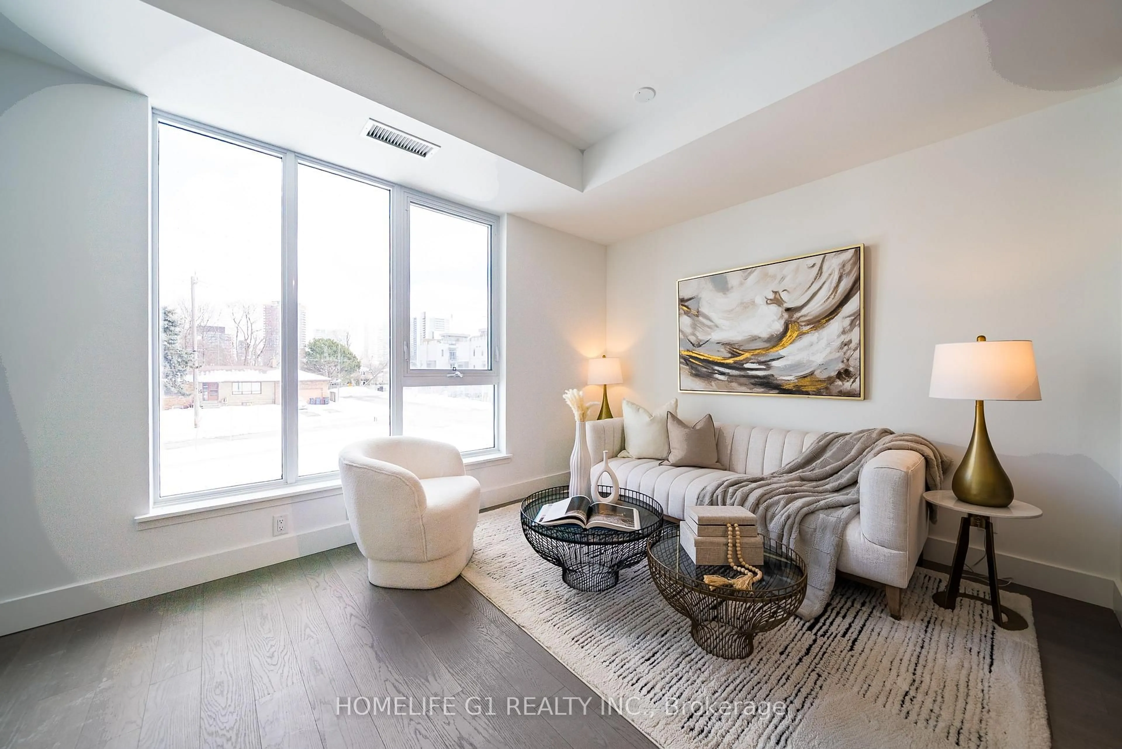 Living room with furniture, unknown for 6 Greenbriar Rd #116, Toronto Ontario M2K 0H6