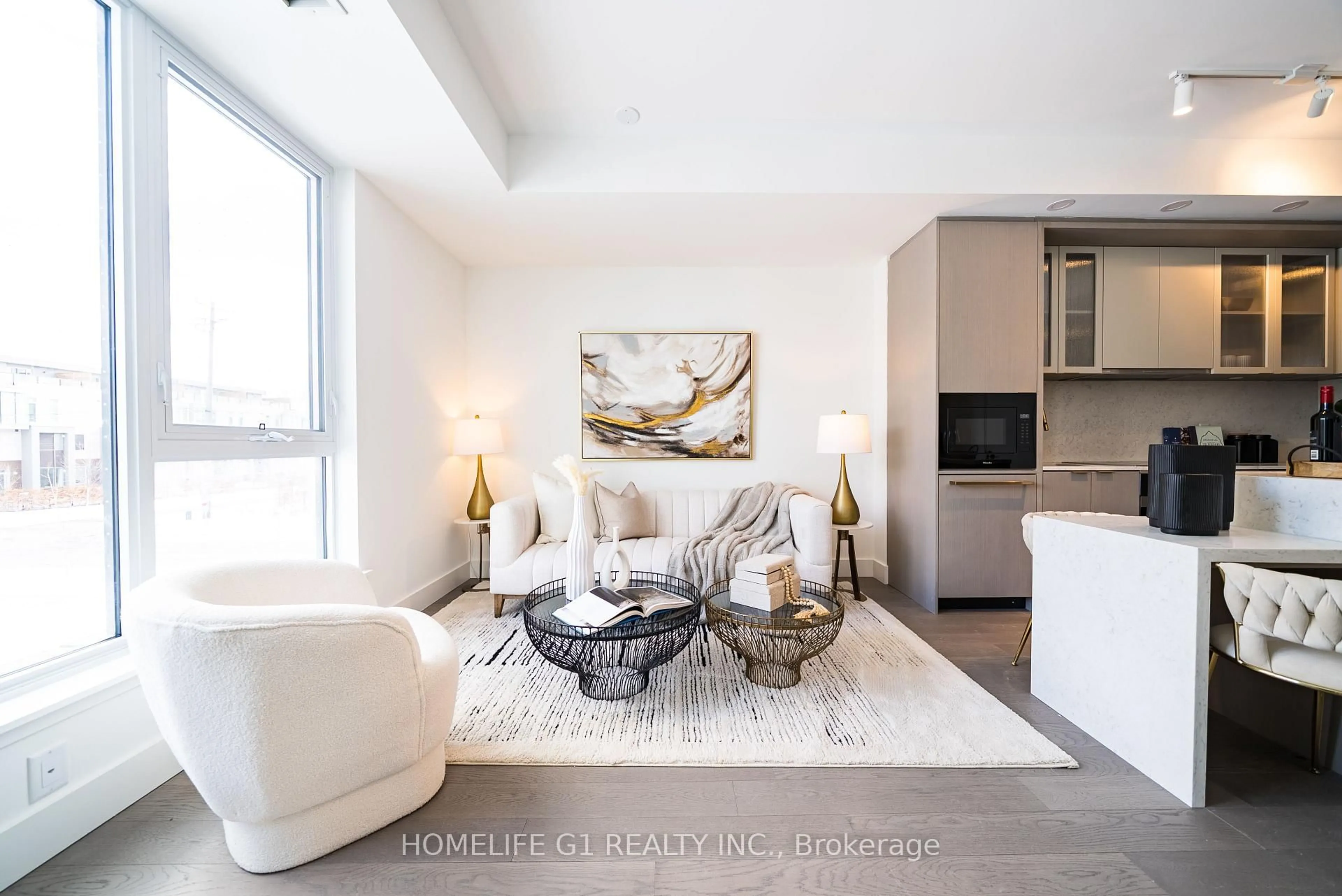 Living room with furniture, unknown for 6 Greenbriar Rd #116, Toronto Ontario M2K 0H6