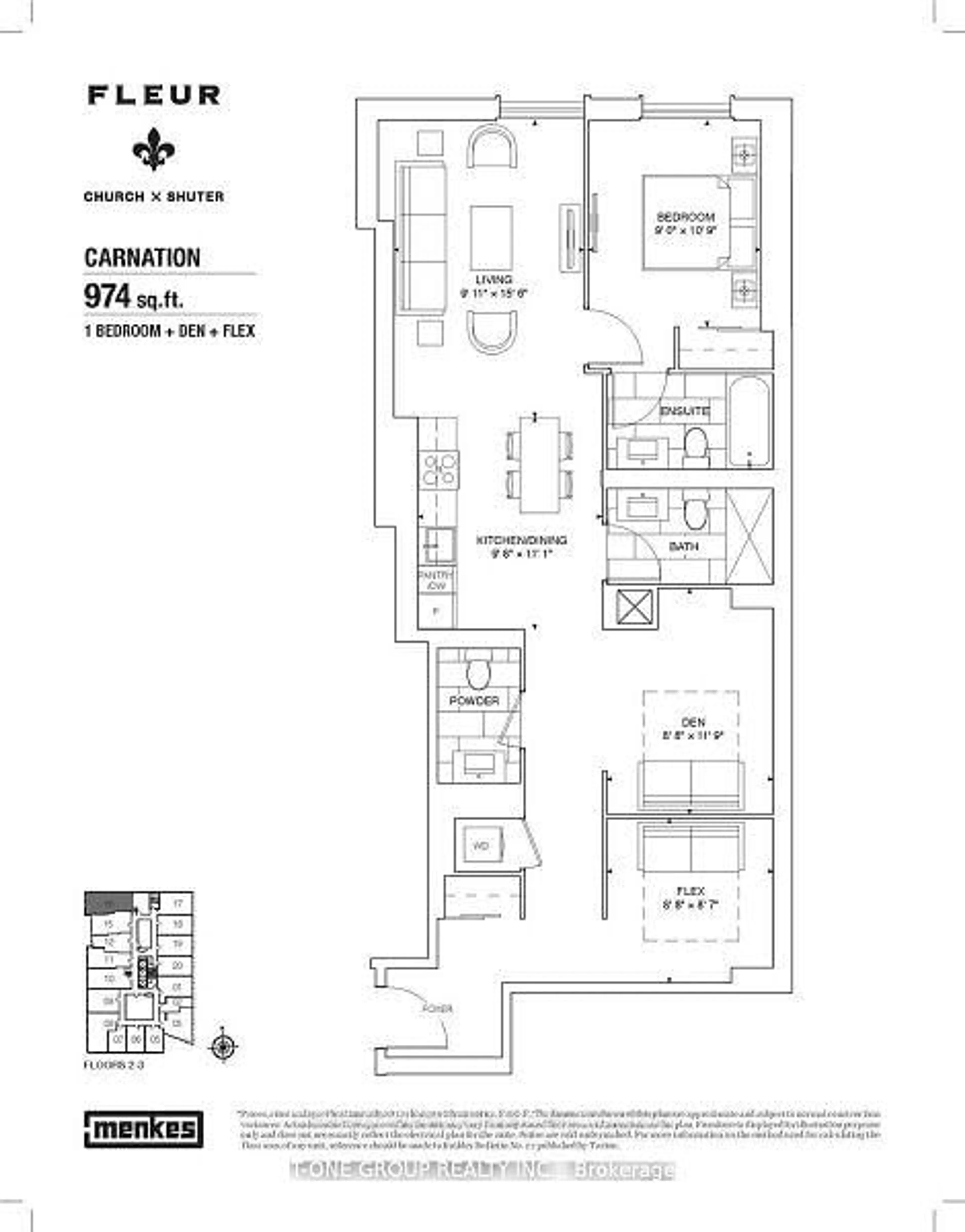 Floor plan for 60 Shuter St #316, Toronto Ontario M5B 0B7