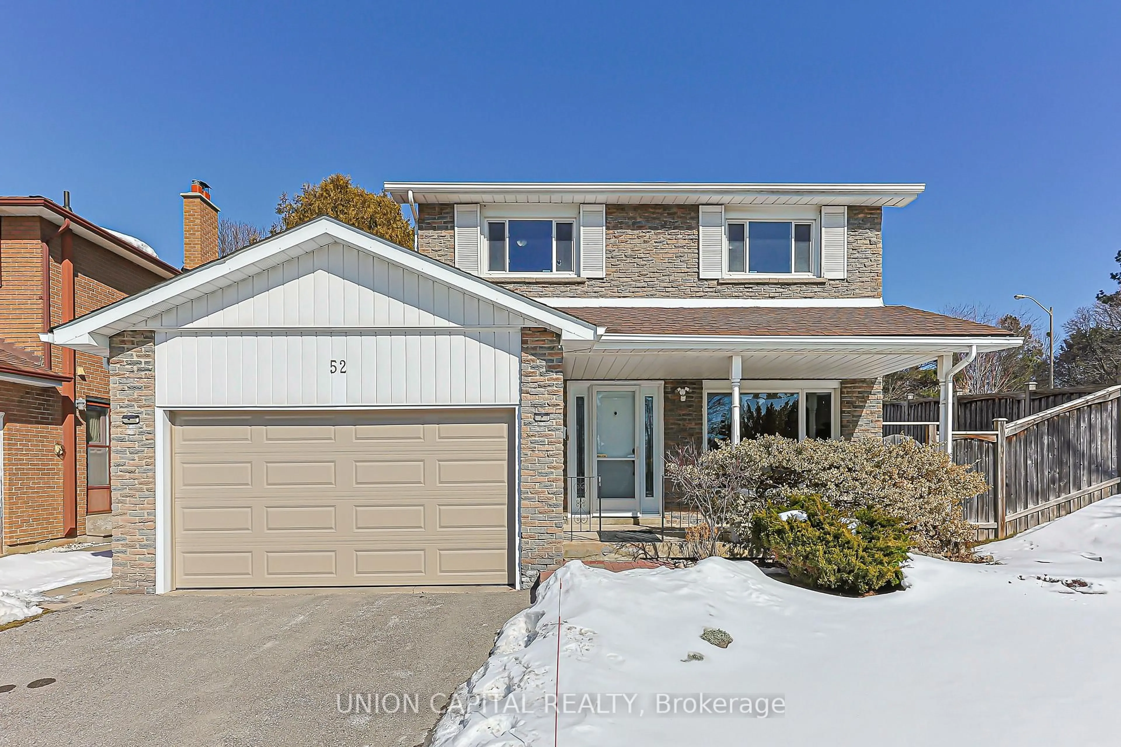 Home with brick exterior material, street for 52 Barkwood Cres, Toronto Ontario M2H 3G6