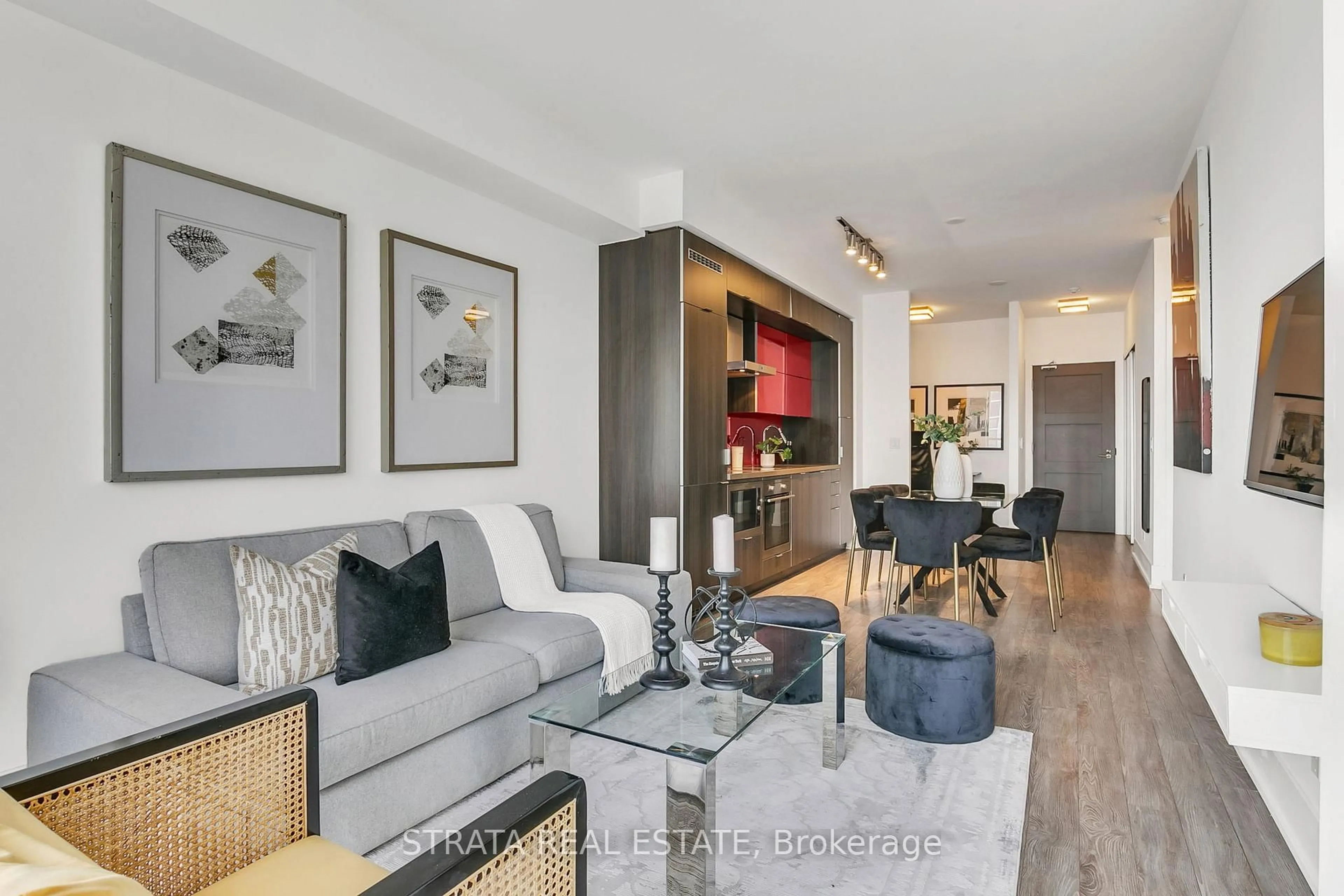 Living room with furniture, unknown for 300 Front St #4107, Toronto Ontario M5V 0E9