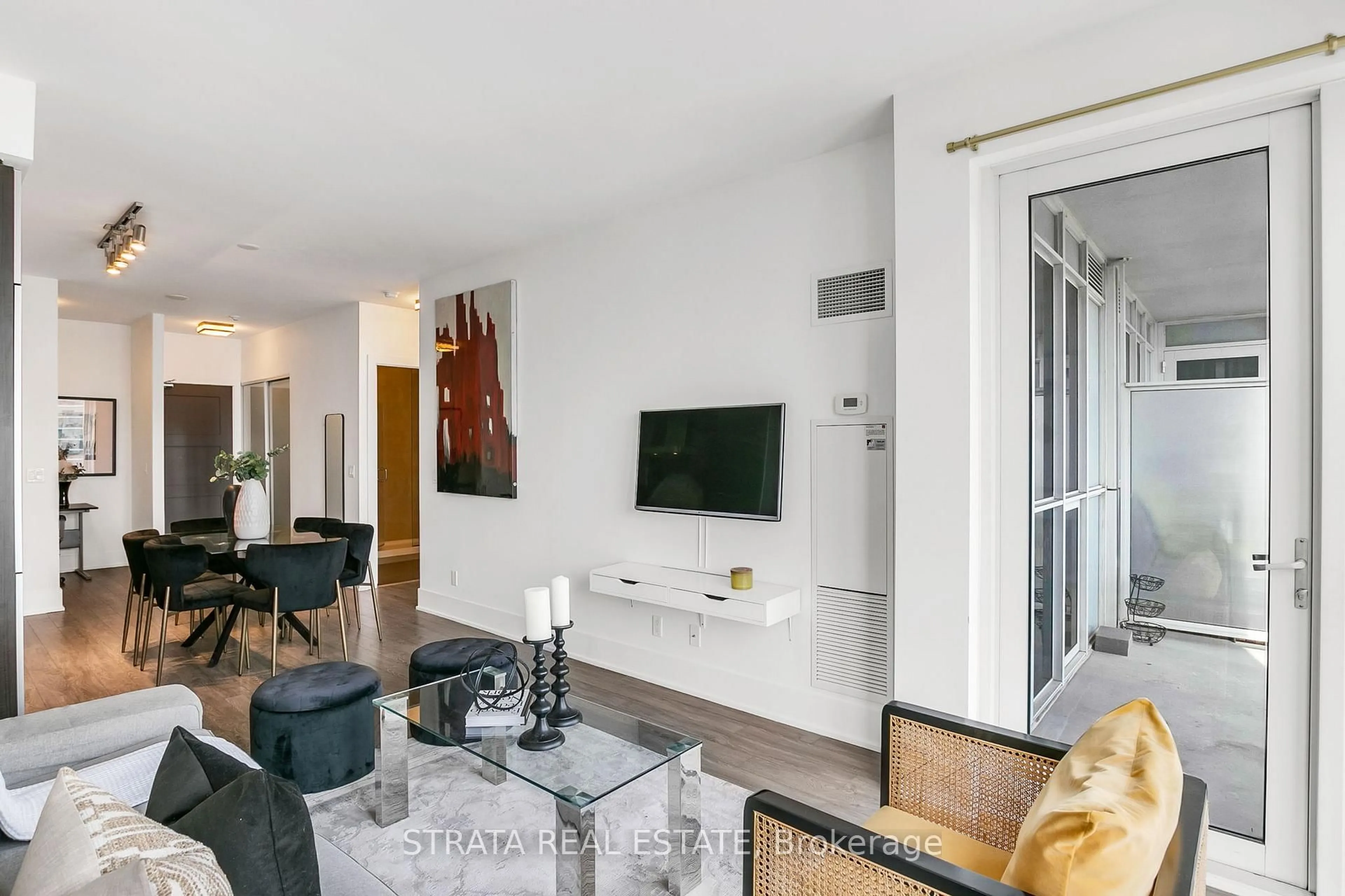 Living room with furniture, unknown for 300 Front St #4107, Toronto Ontario M5V 0E9