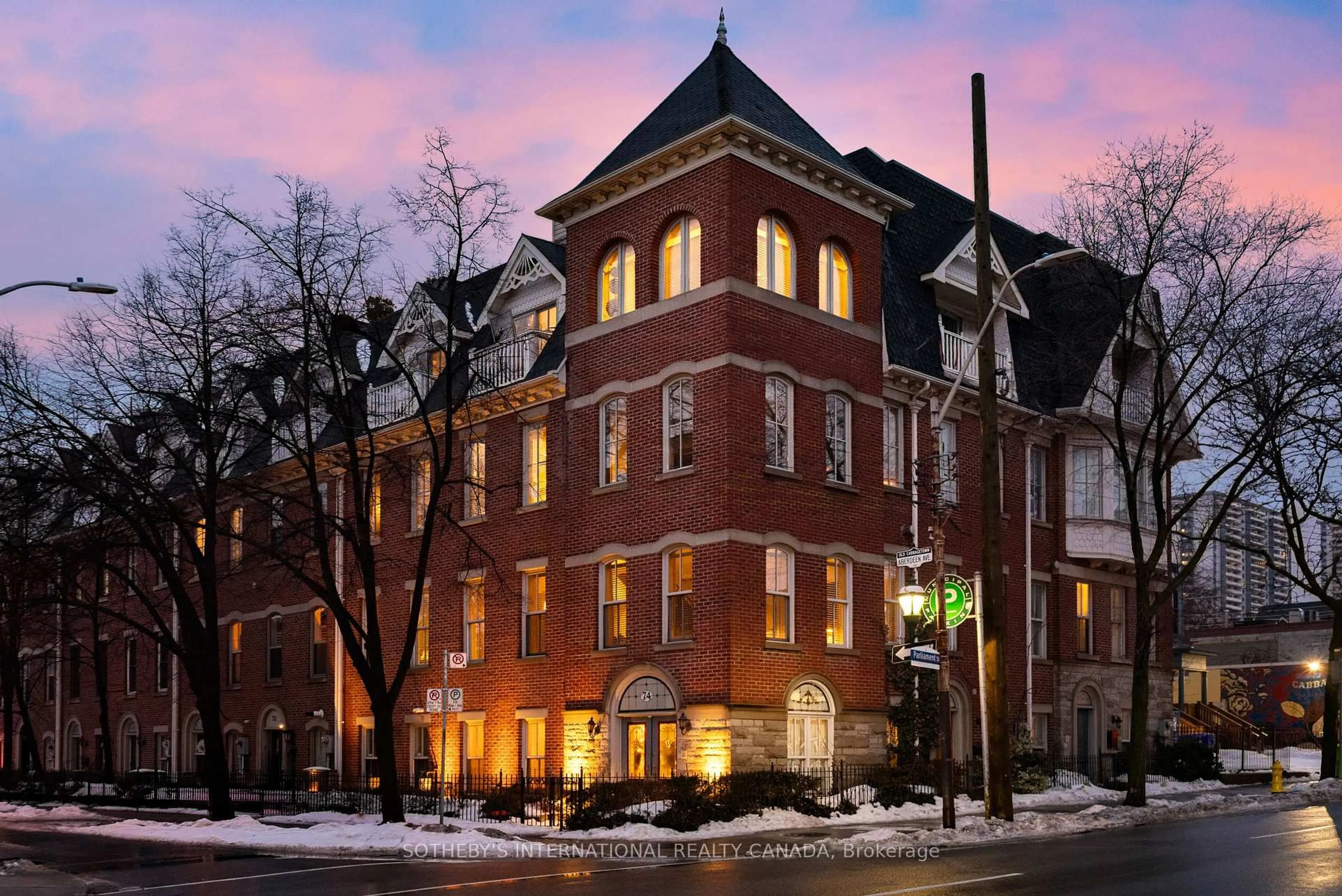 Home with brick exterior material, building for 74 Aberdeen Ave, Toronto Ontario M4X 1A2