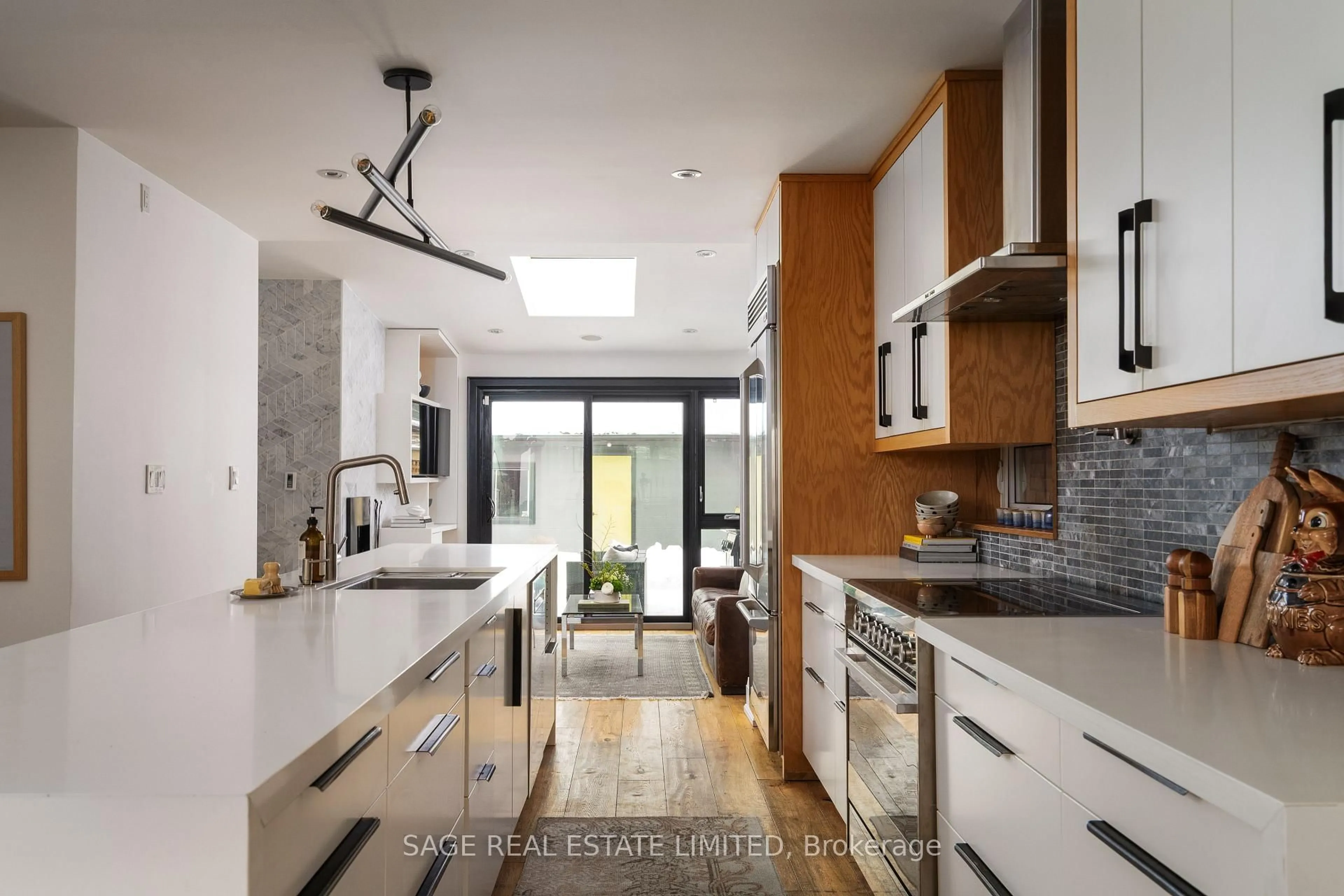 Contemporary kitchen, ceramic/tile floor for 128 Argyle St, Toronto Ontario M6J 1N9
