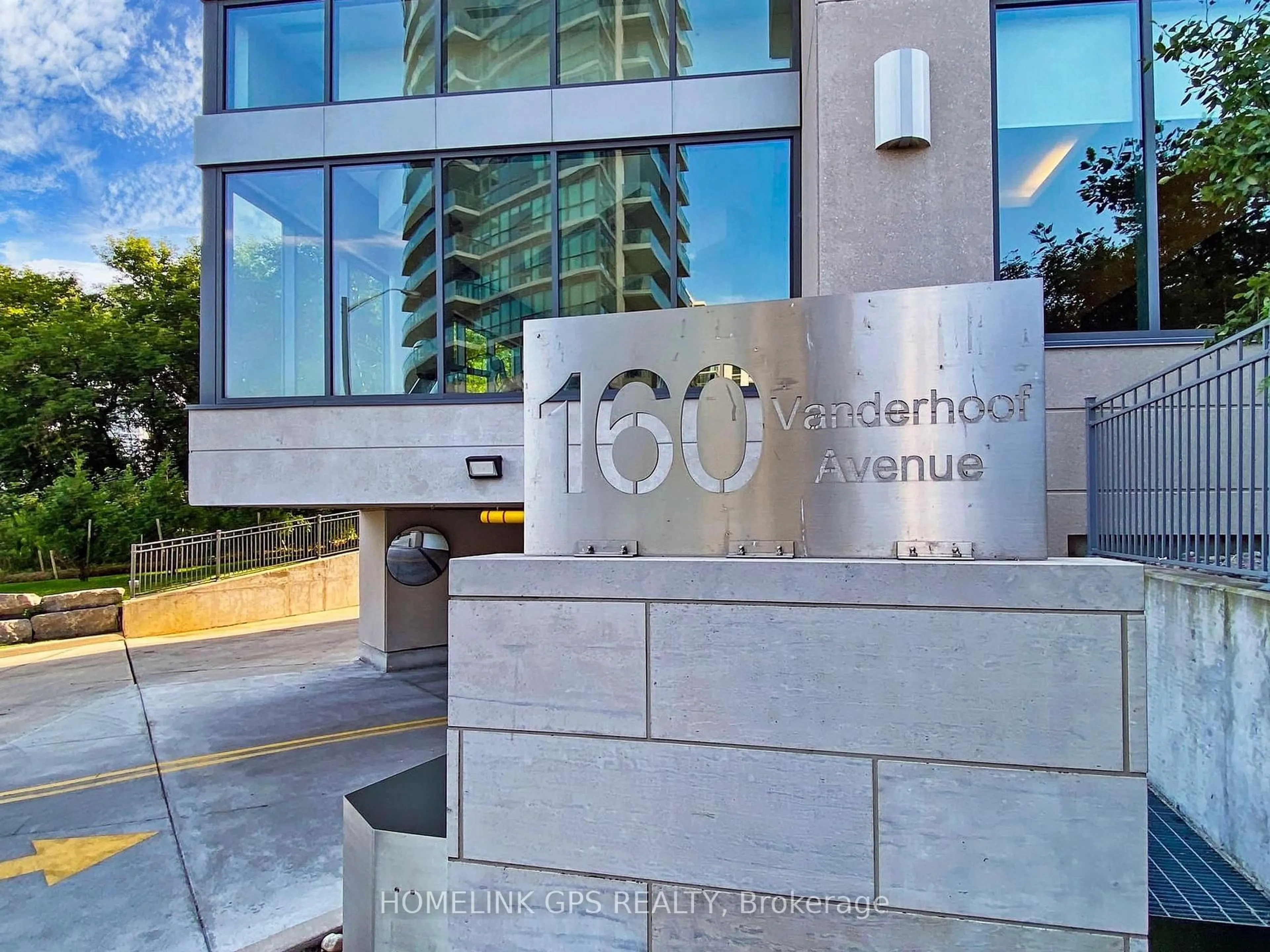 Indoor foyer for 160 Vanderhoof Ave #1505, Toronto Ontario M4G 0B7