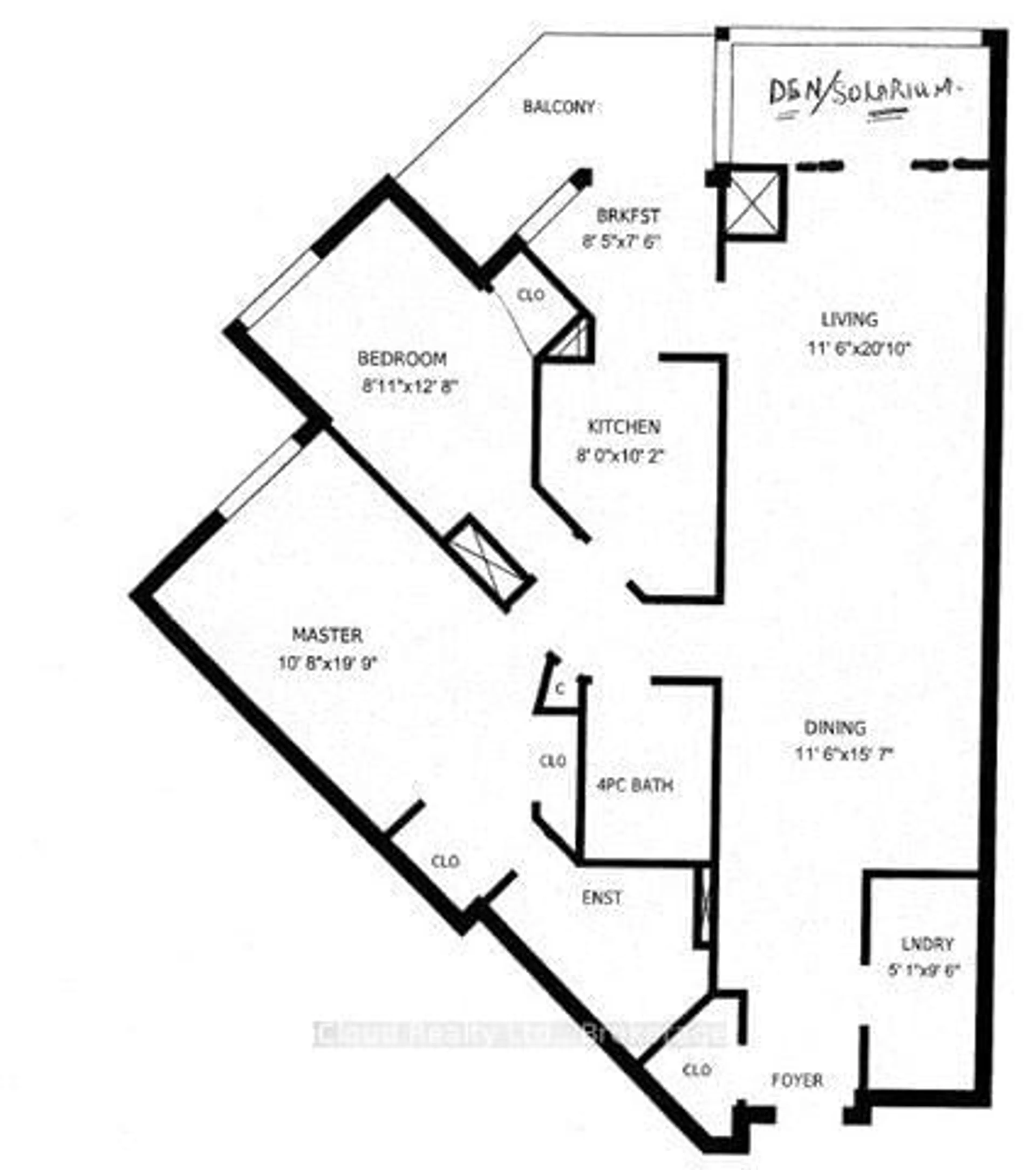 Floor plan for 30 Holly St, Toronto Ontario M4S 3C2