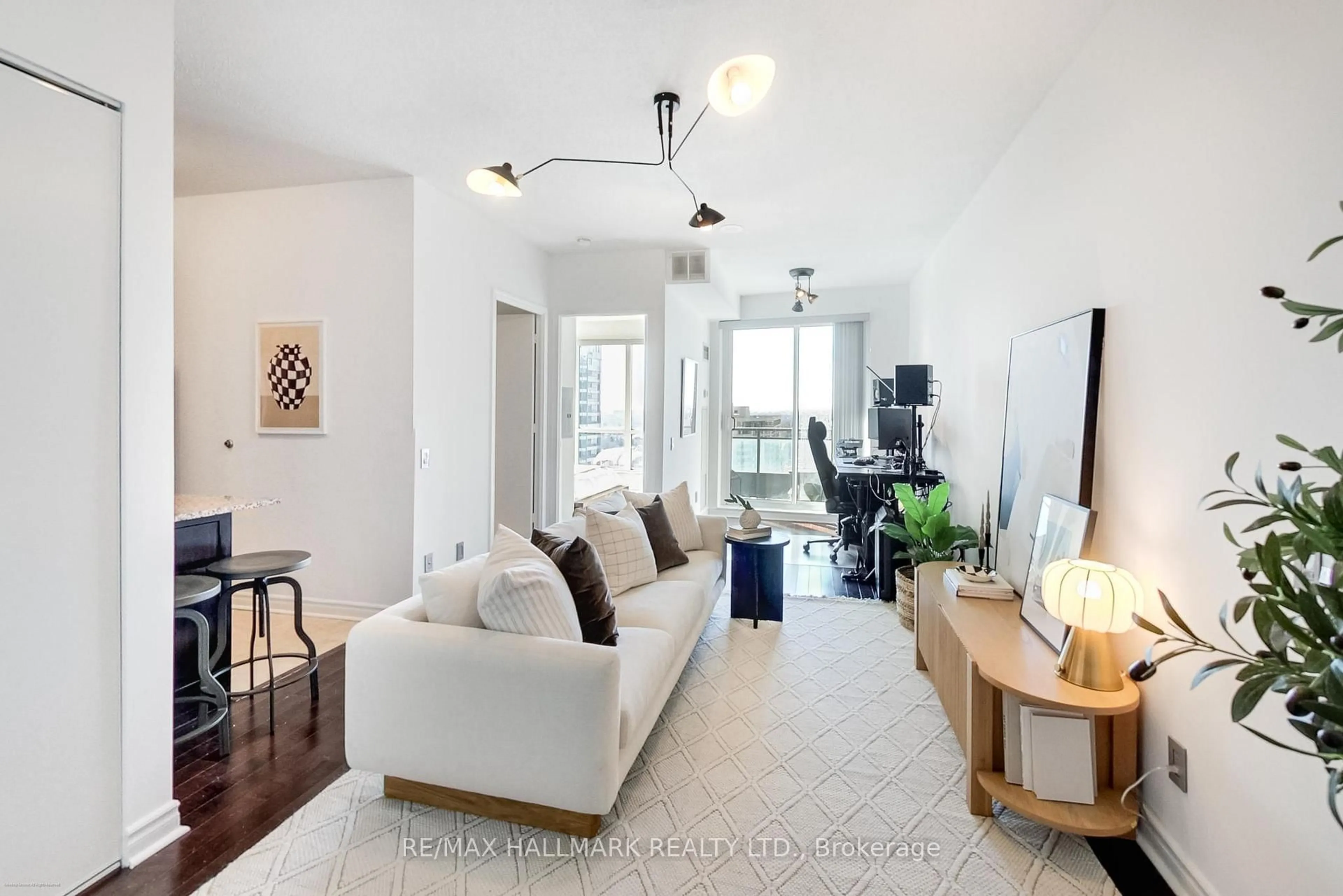 Living room with furniture, unknown for 60 Byng Ave #2001, Toronto Ontario M2N 7K3