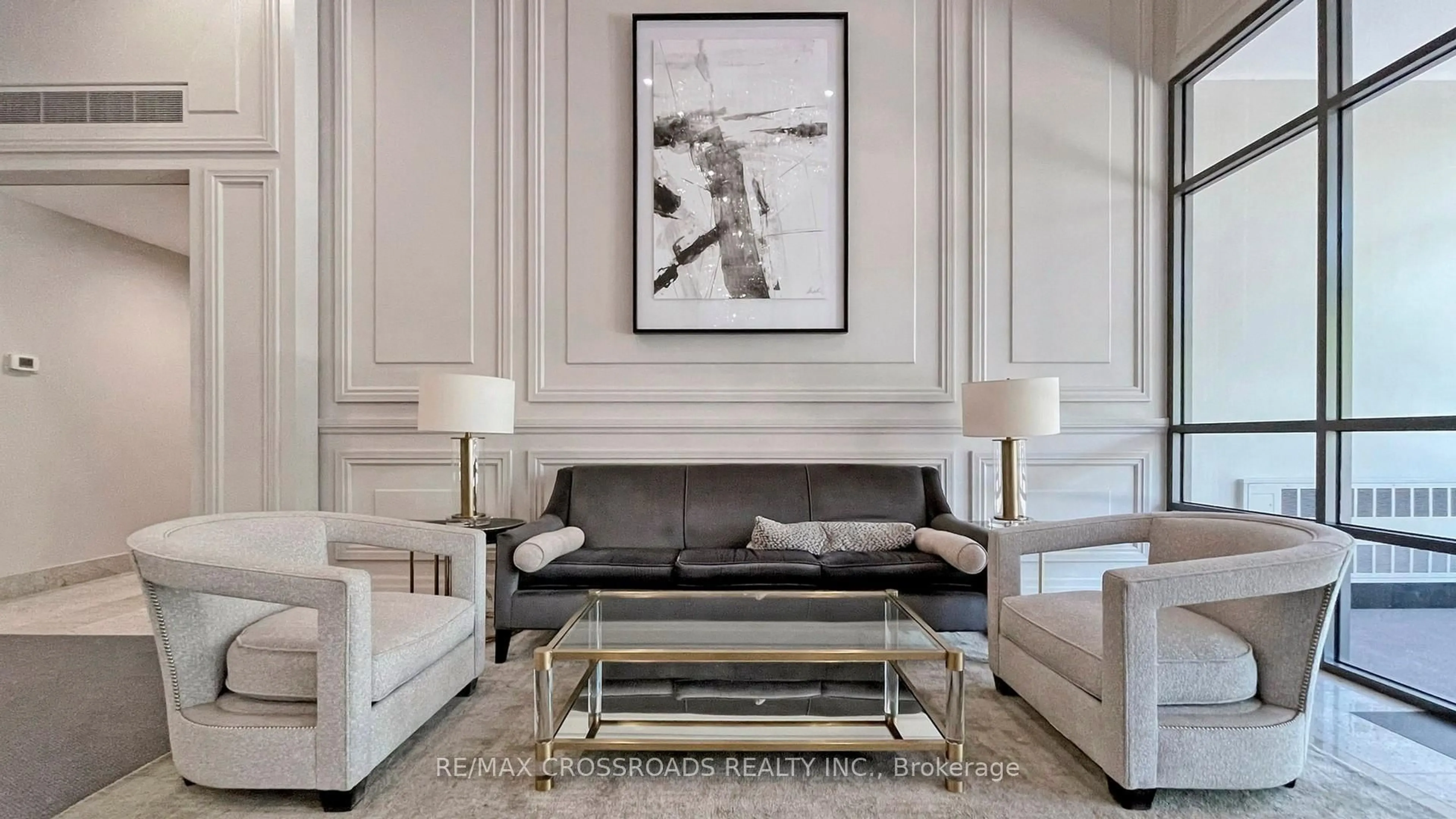 Living room with furniture, unknown for 35 Hollywood Ave #702, Toronto Ontario M2N 0A9