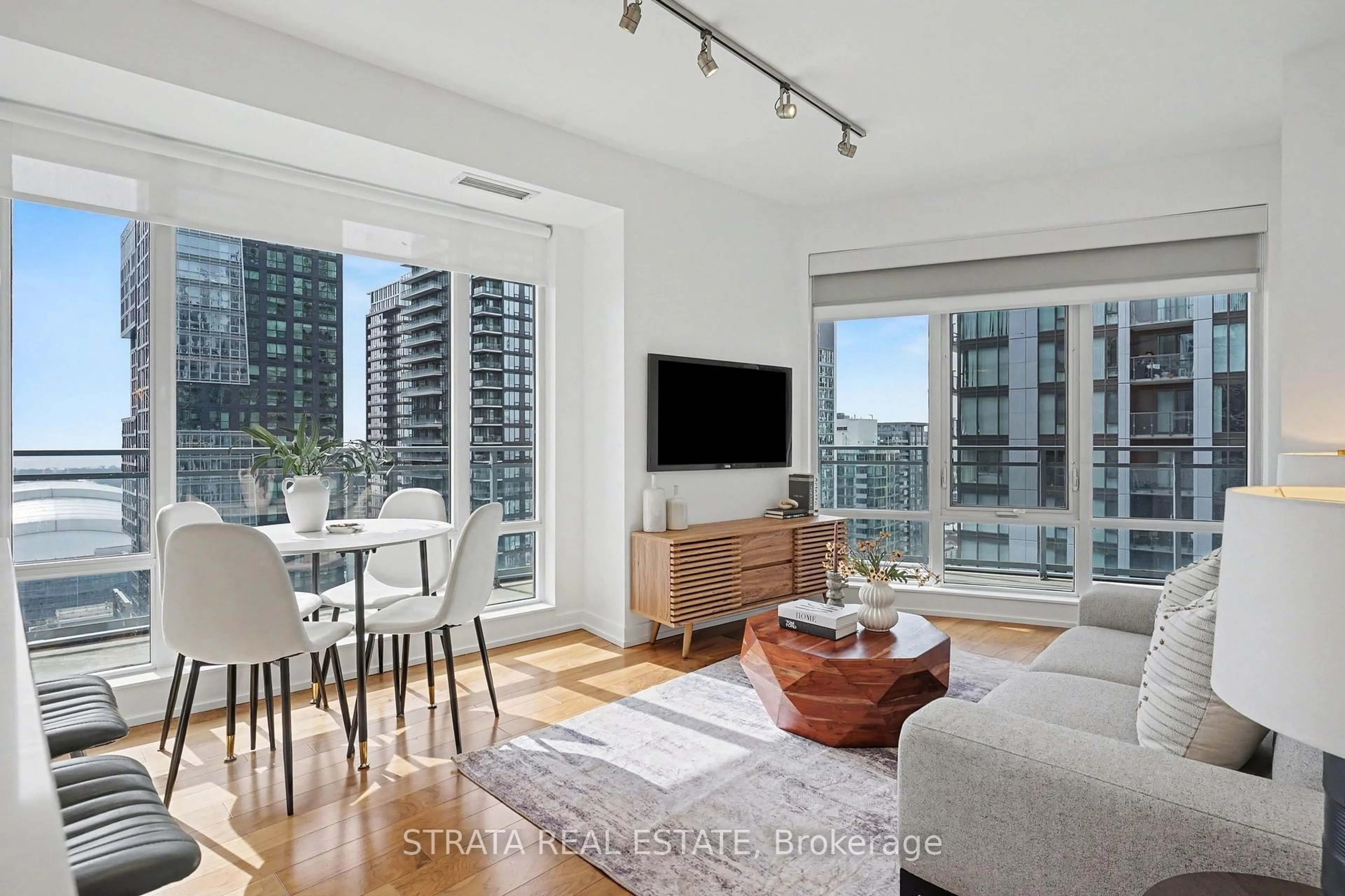 Living room with furniture, unknown for 21 Widmer St #3511, Toronto Ontario M5V 0B8