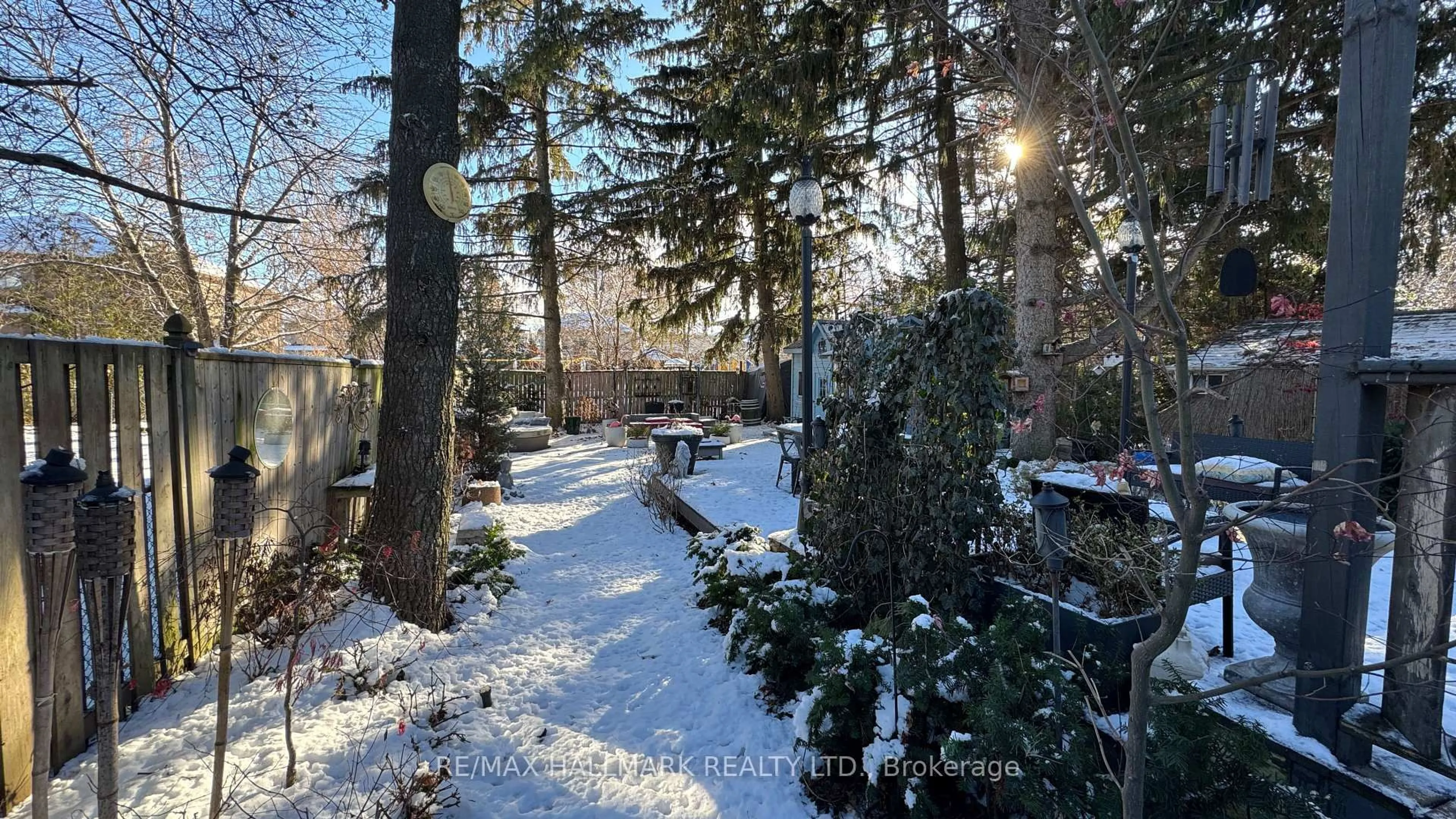 Patio, forest/trees view for 203 Elmhurst Ave, Toronto Ontario M2N 1S2