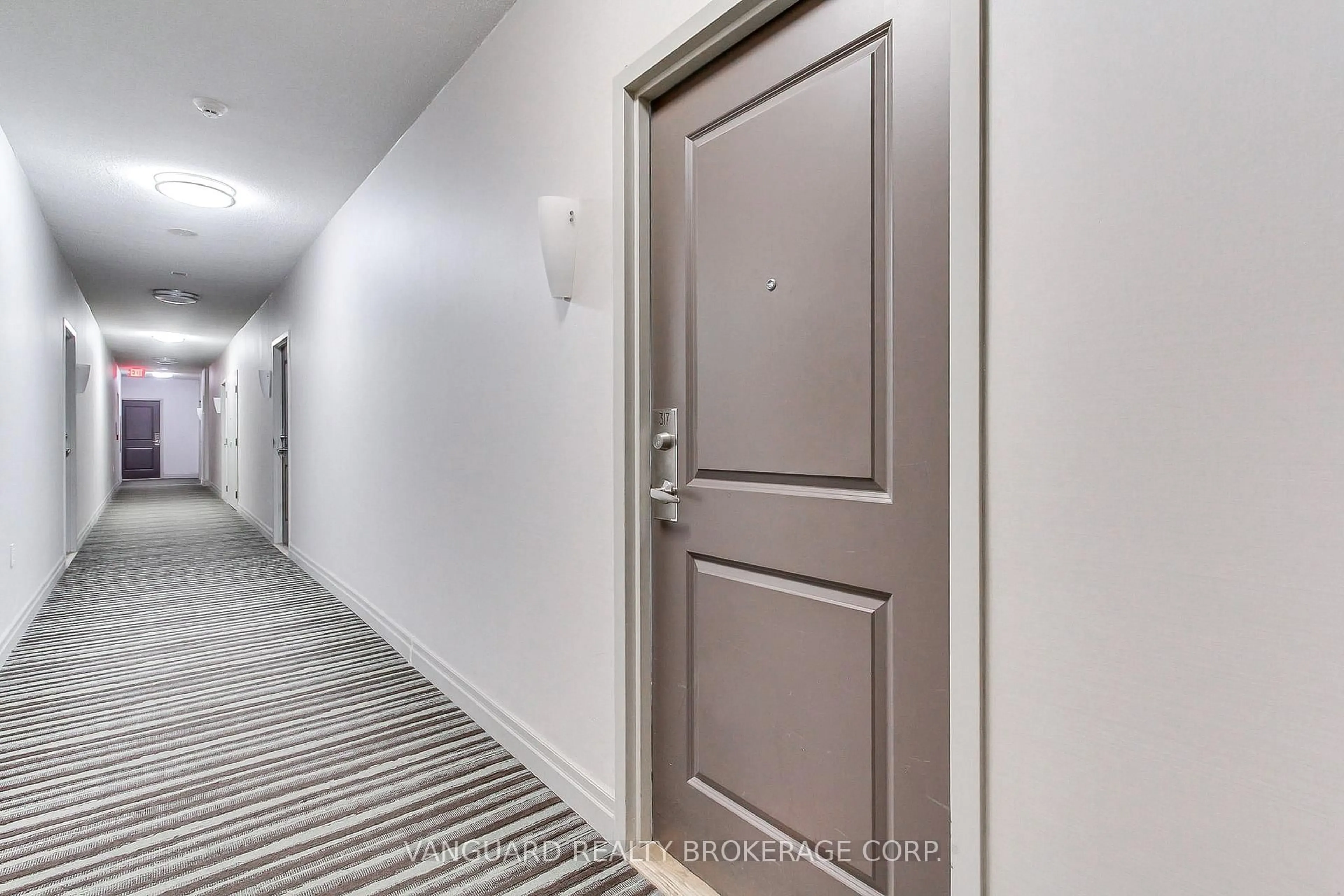 Indoor entryway for 21 Grand Magazine St #317, Toronto Ontario M5V 1B5