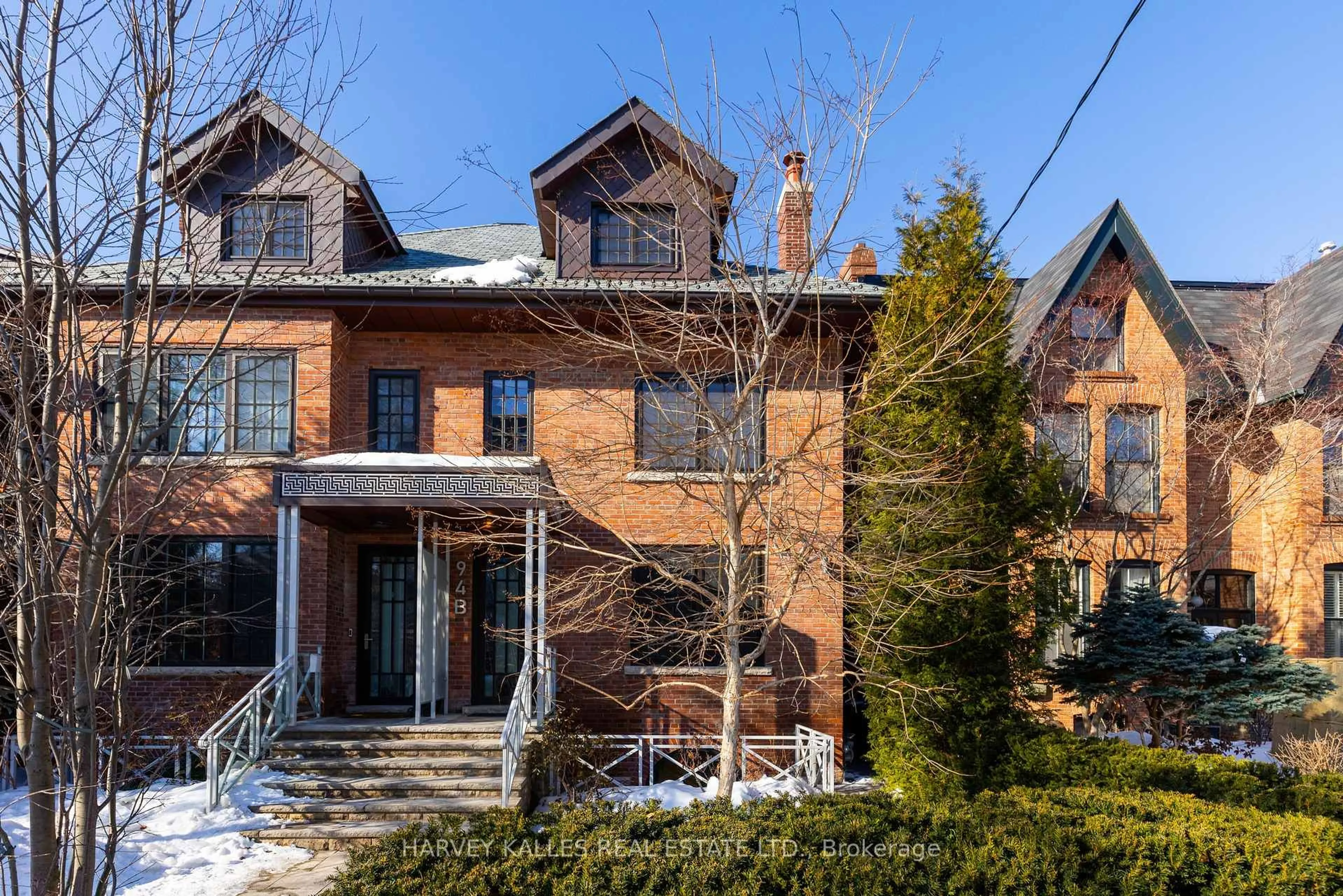 Home with brick exterior material, street for 94B Admiral Rd, Toronto Ontario M5R 2L6