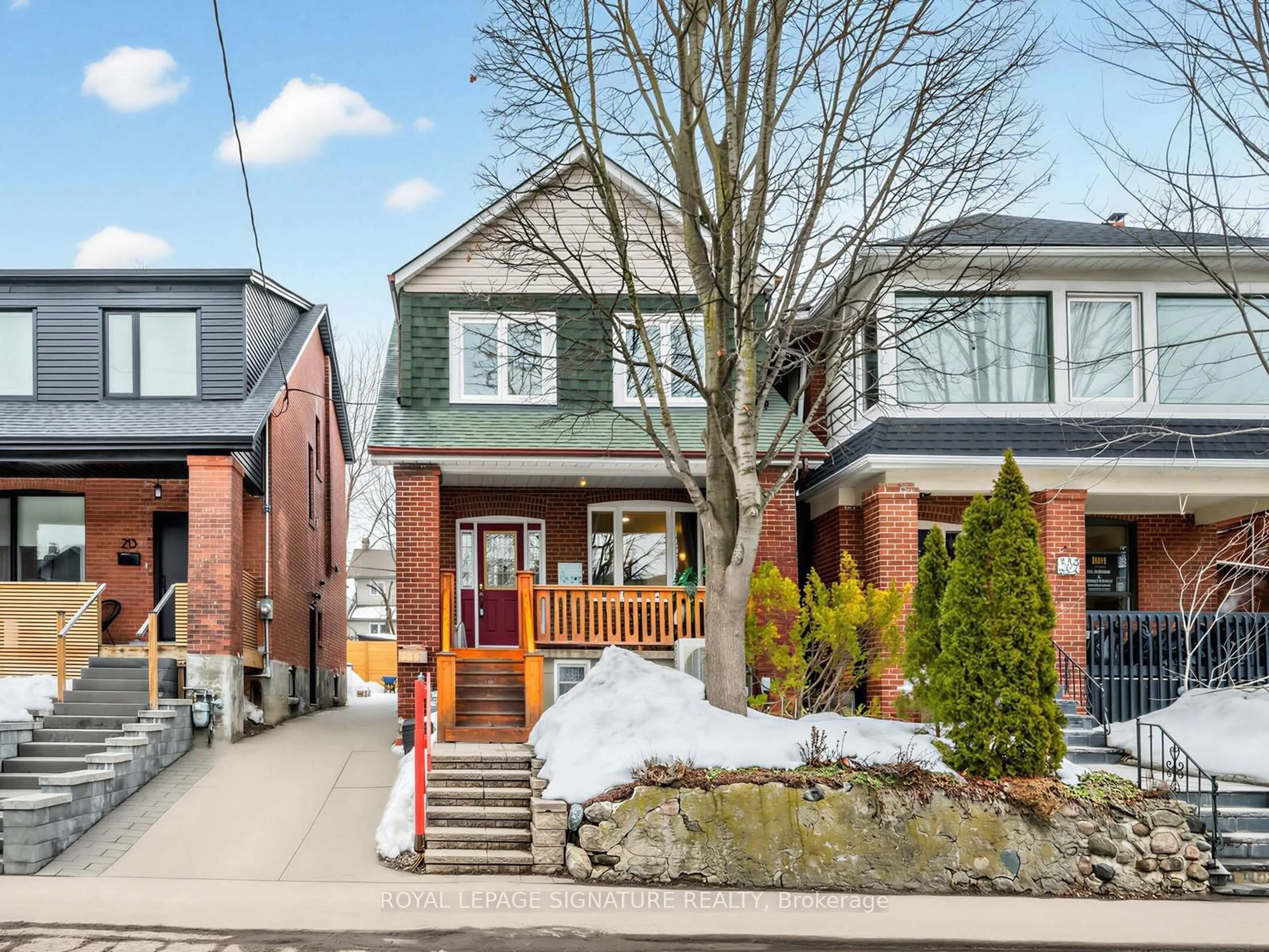 Home with brick exterior material, street for 211 Arlington Ave, Toronto Ontario M6C 2Z4