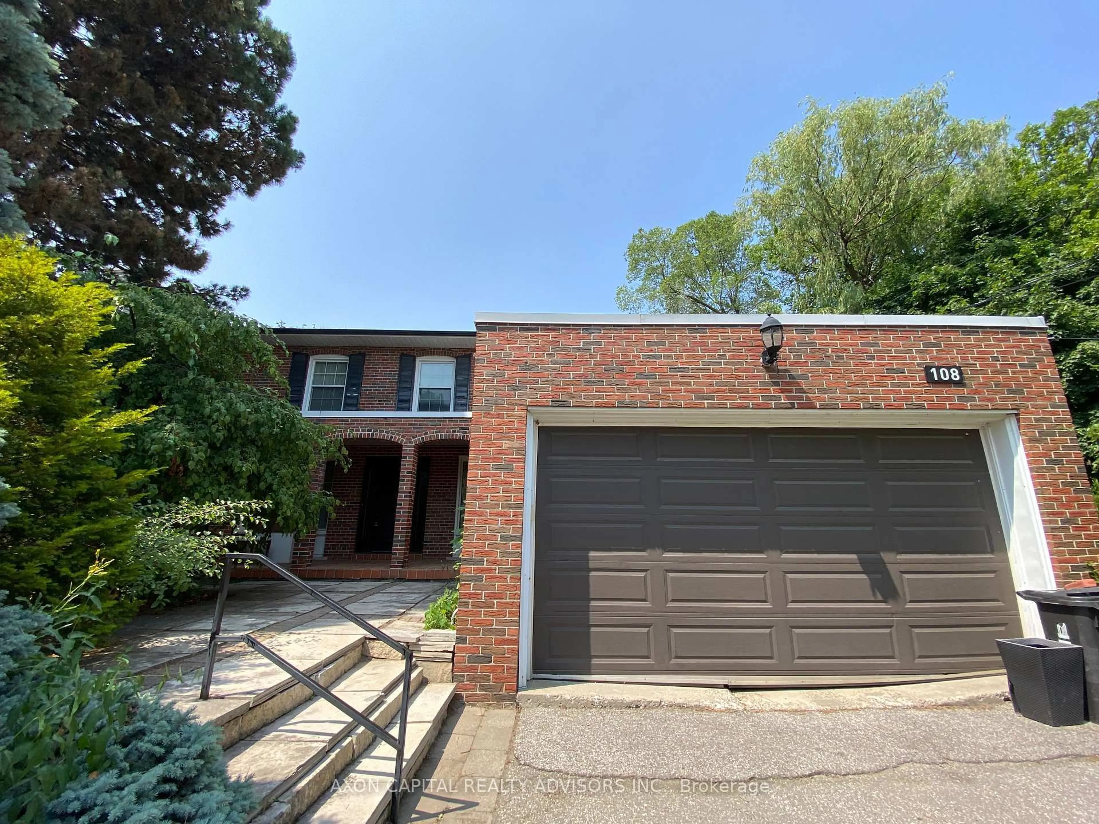 Home with brick exterior material, street for 108 Old Colony Rd, Toronto Ontario M2L 2K2
