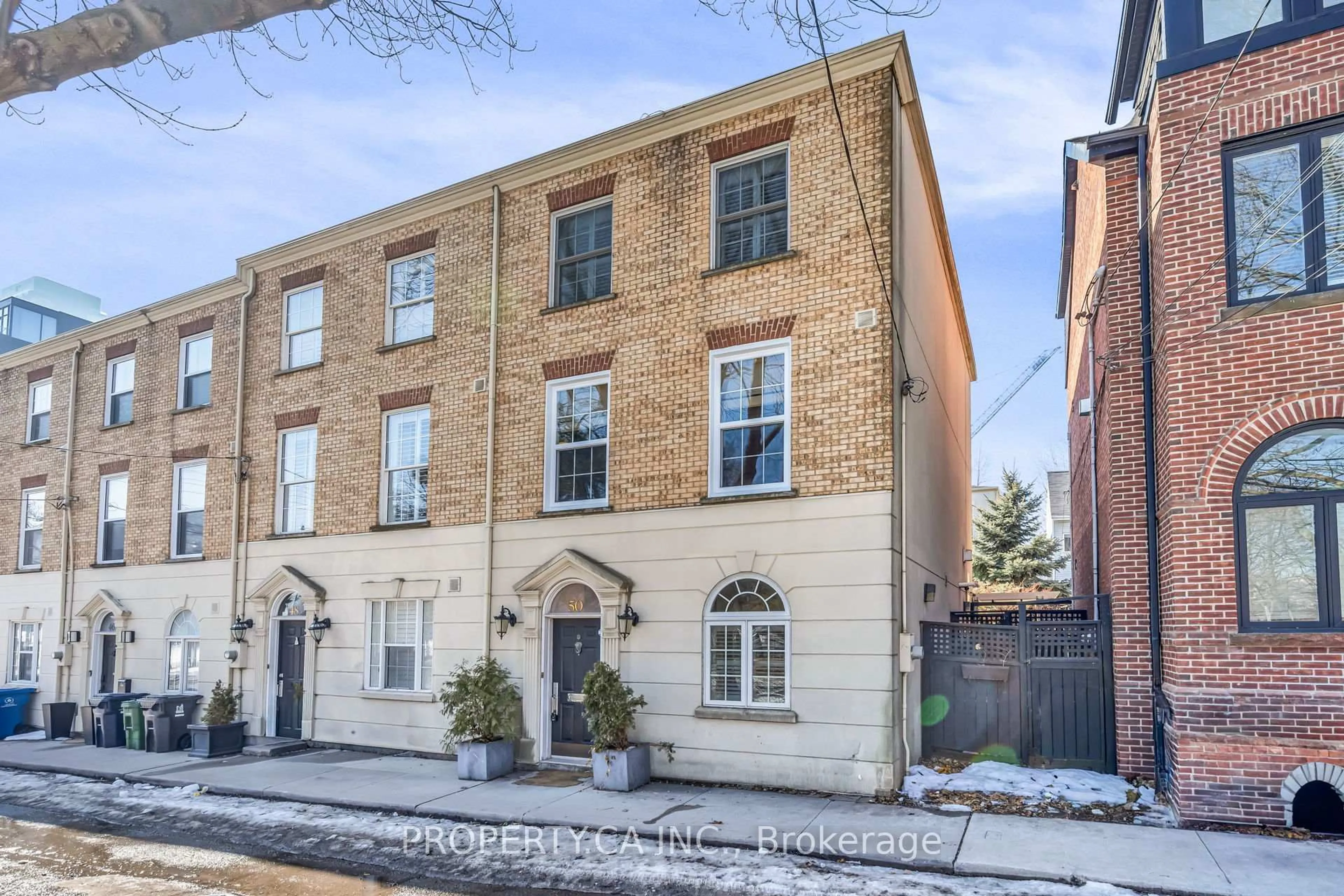 Home with brick exterior material, street for 50 Stanley Terr, Toronto Ontario M6J 2R4