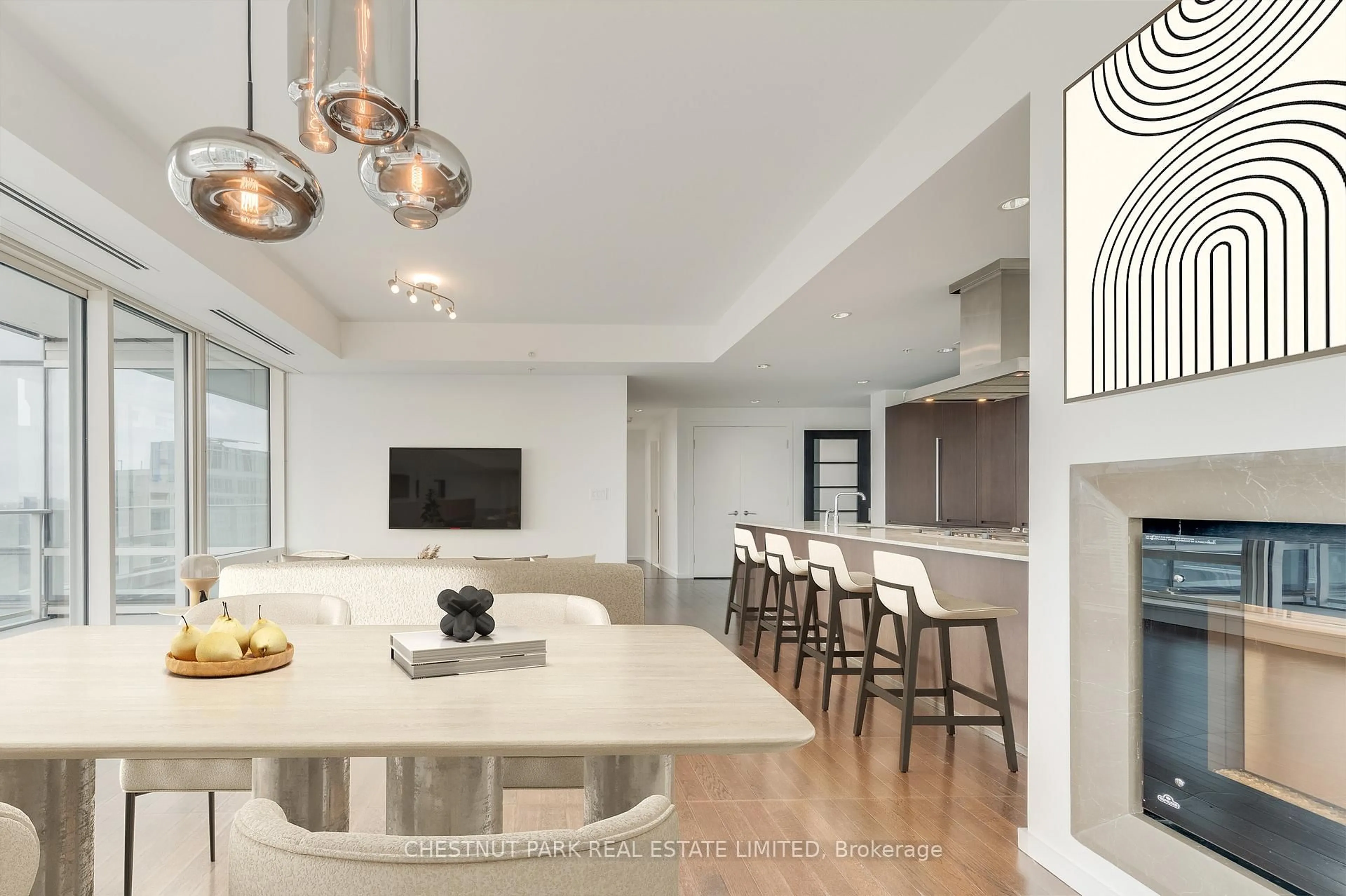 Open concept kitchen, unknown for 180 University Ave #3205, Toronto Ontario M5H 0A2