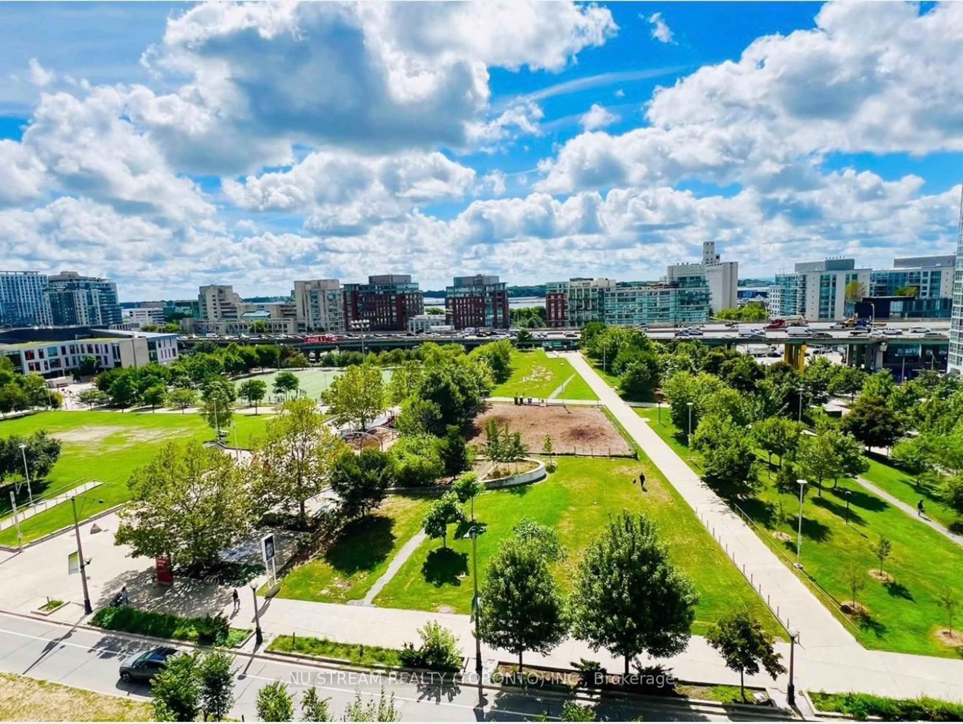A pic from outside/outdoor area/front of a property/back of a property/a pic from drone, city buildings view from balcony for 151 Dan Leckie Way #953, Toronto Ontario M5V 4B2