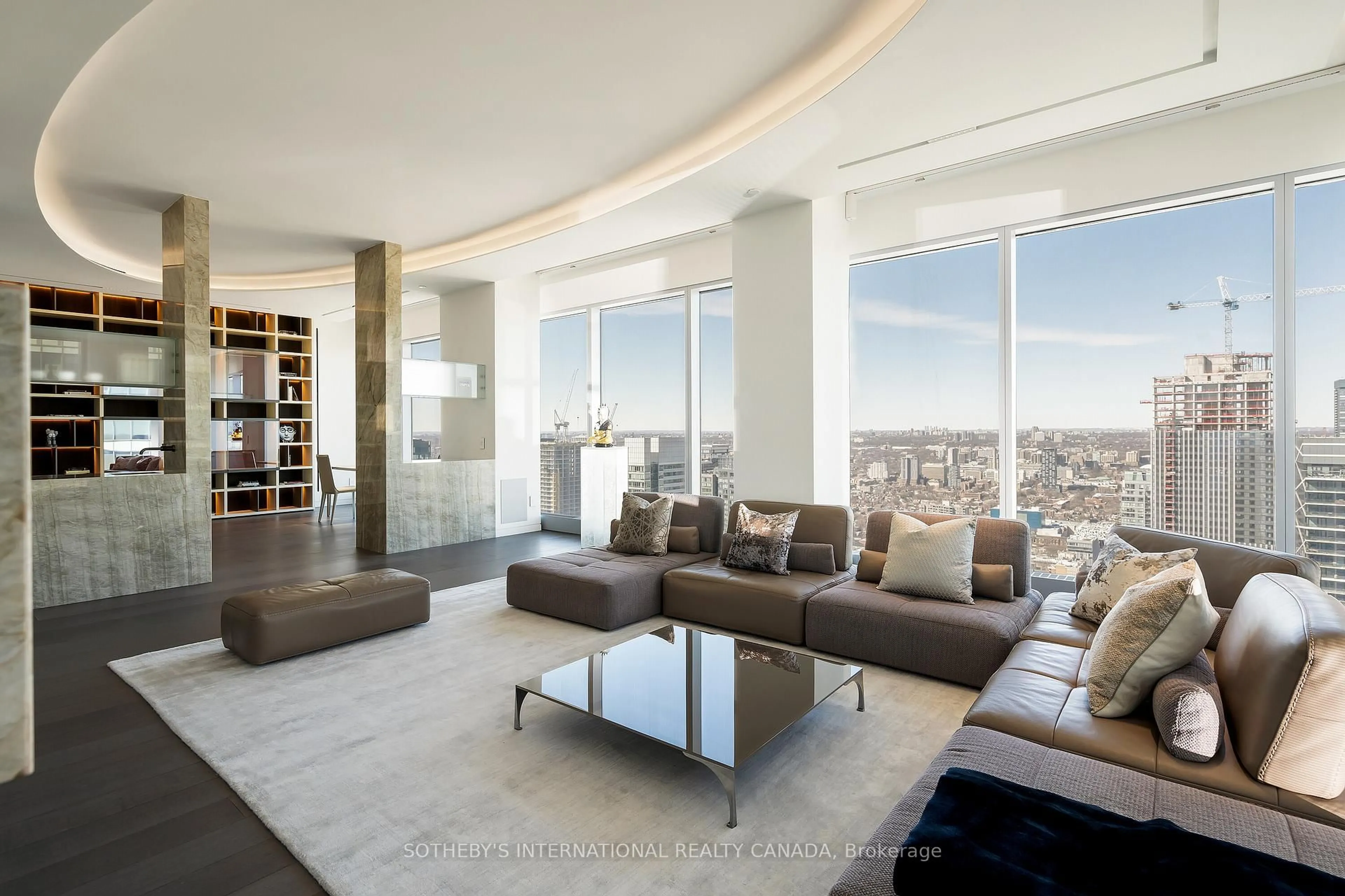 Living room with furniture, unknown for 183 Wellington St #4602/03, Toronto Ontario M5V 0A1