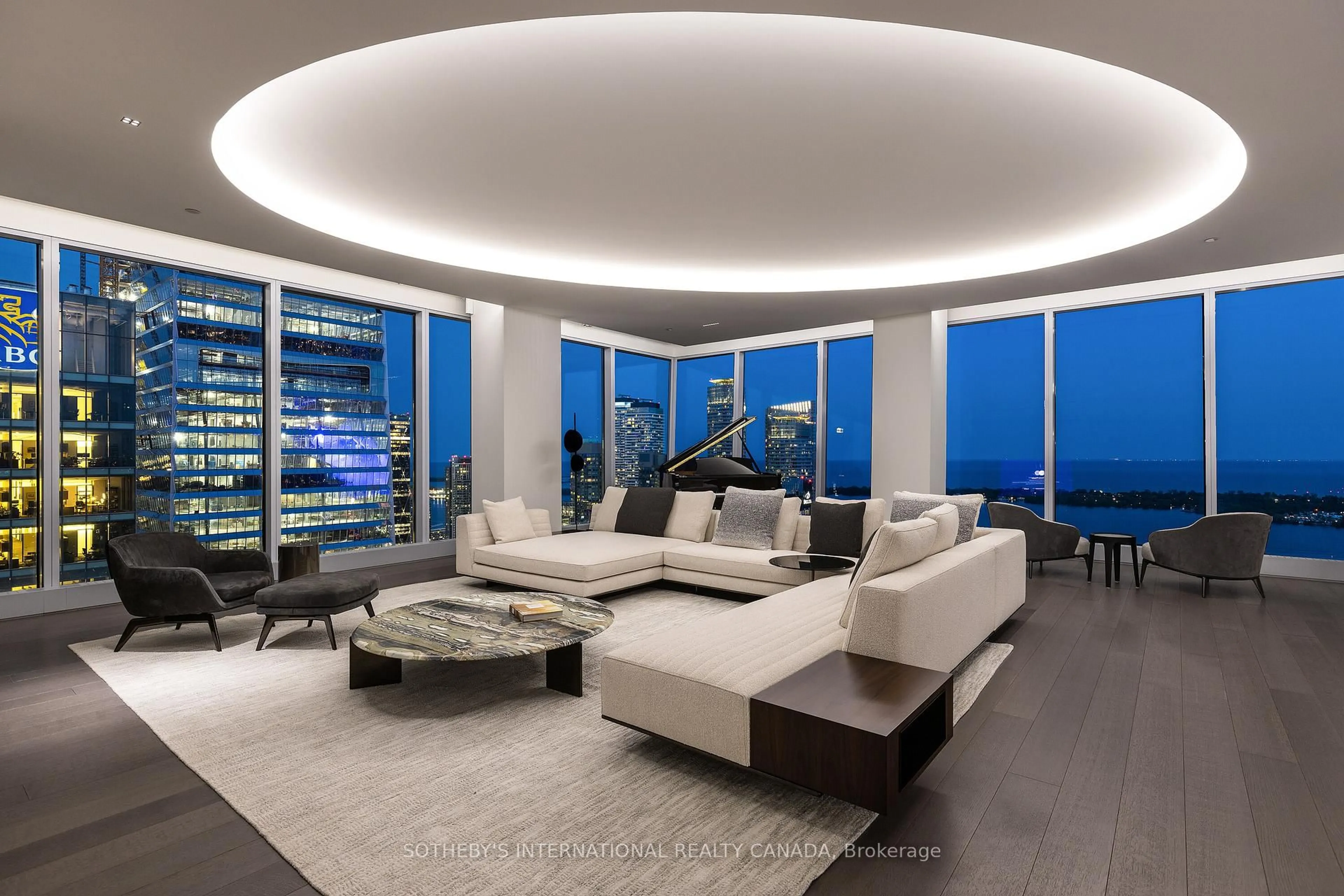 Living room with furniture, unknown for 183 Wellington St #4602/03, Toronto Ontario M5V 0A1