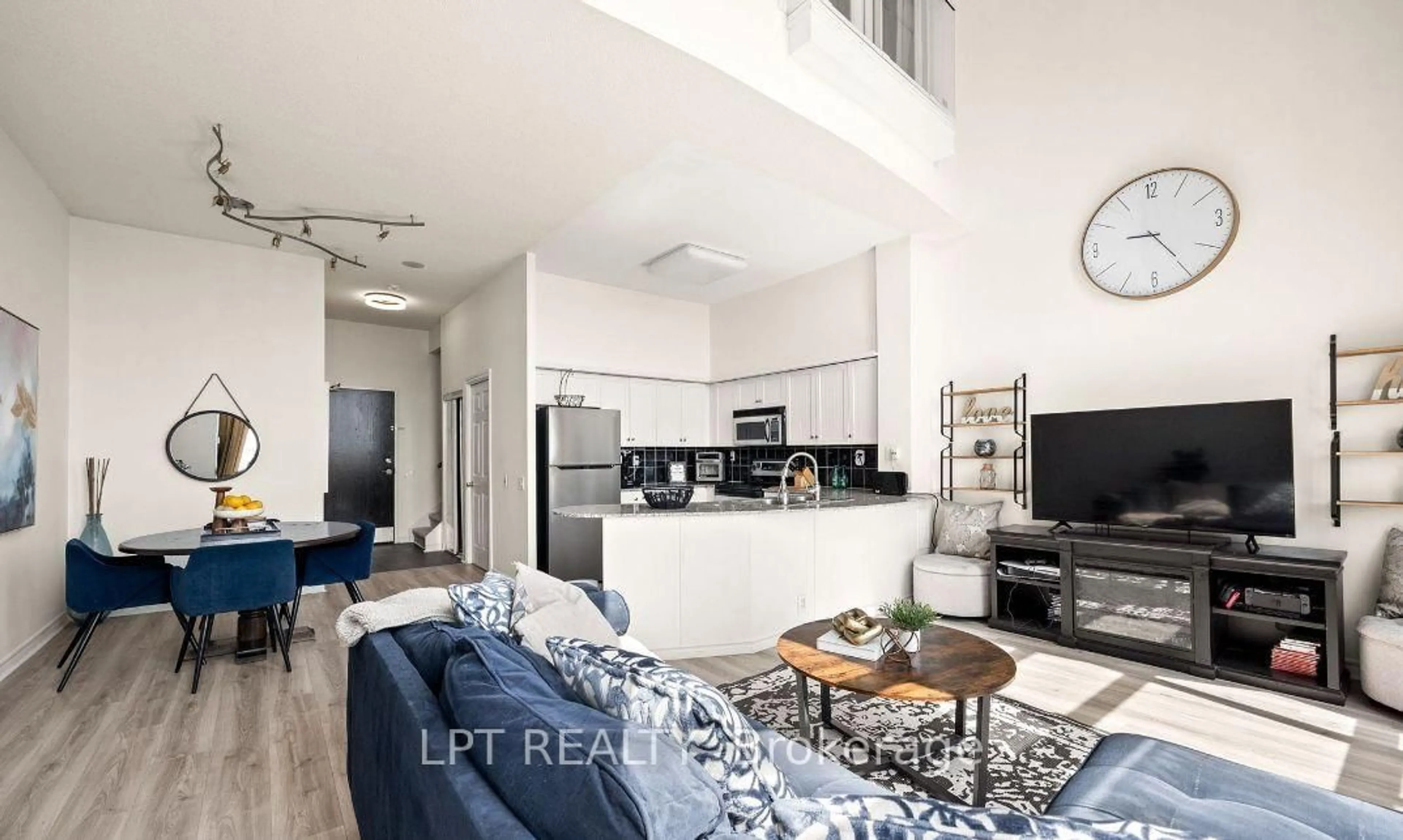 Living room with furniture, unknown for 1720 Eglinton Ave #108, Toronto Ontario M4A 1J7