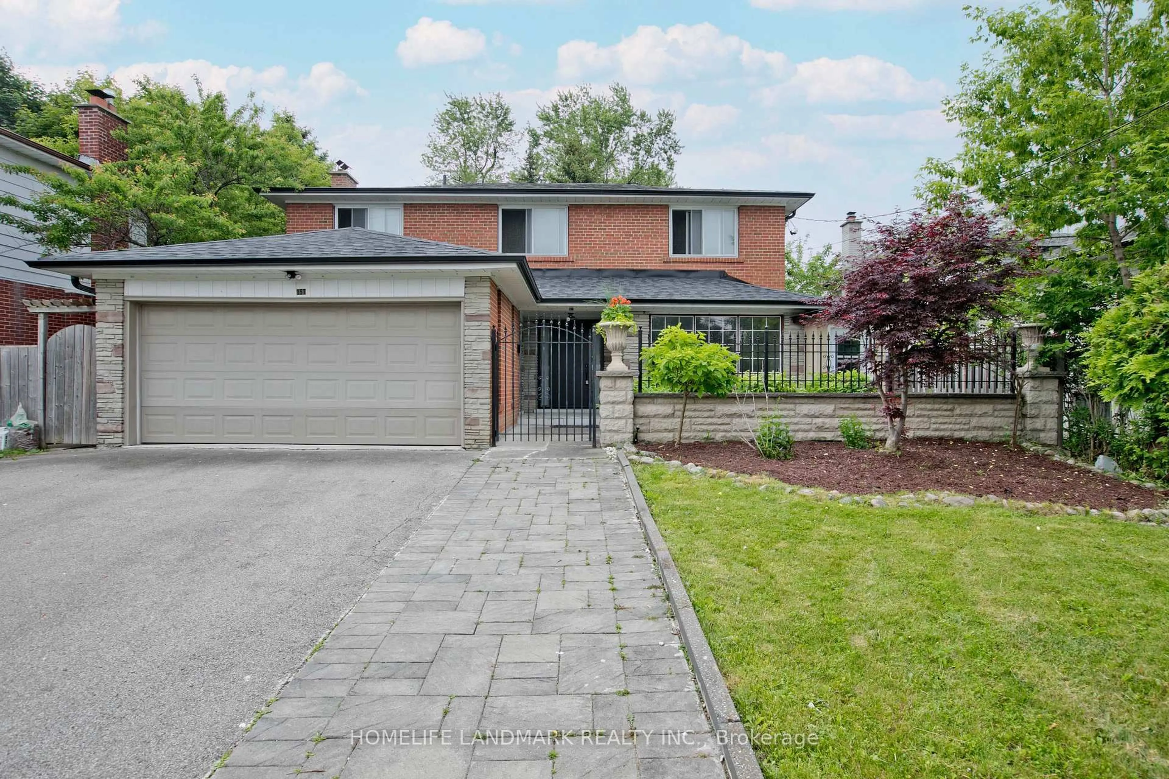 Home with brick exterior material, street for 157 Pleasant View Dr, Toronto Ontario M2J 3R3