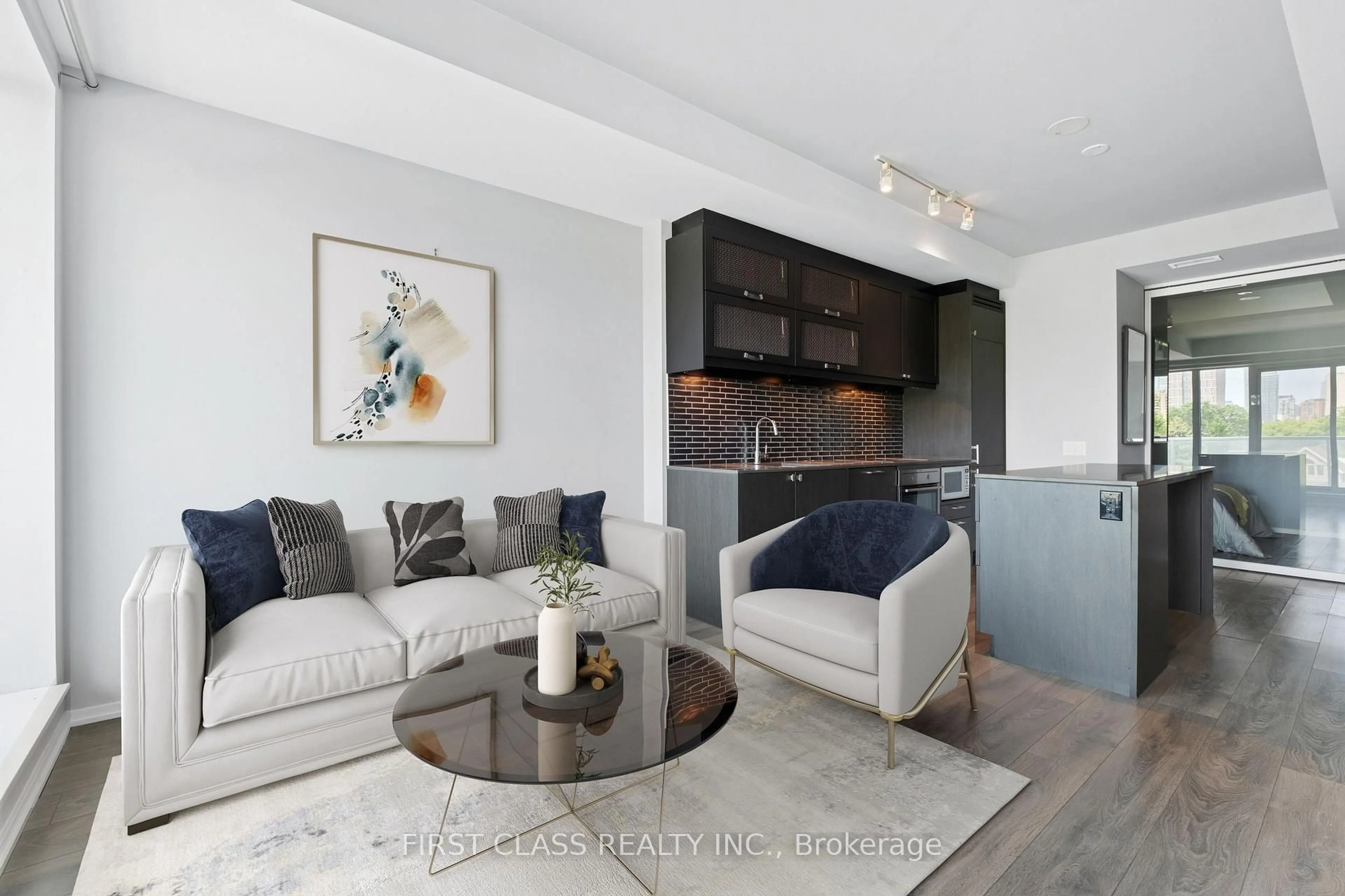 Living room with furniture, unknown for 783 Bathurst St #413, Toronto Ontario M5S 0A8