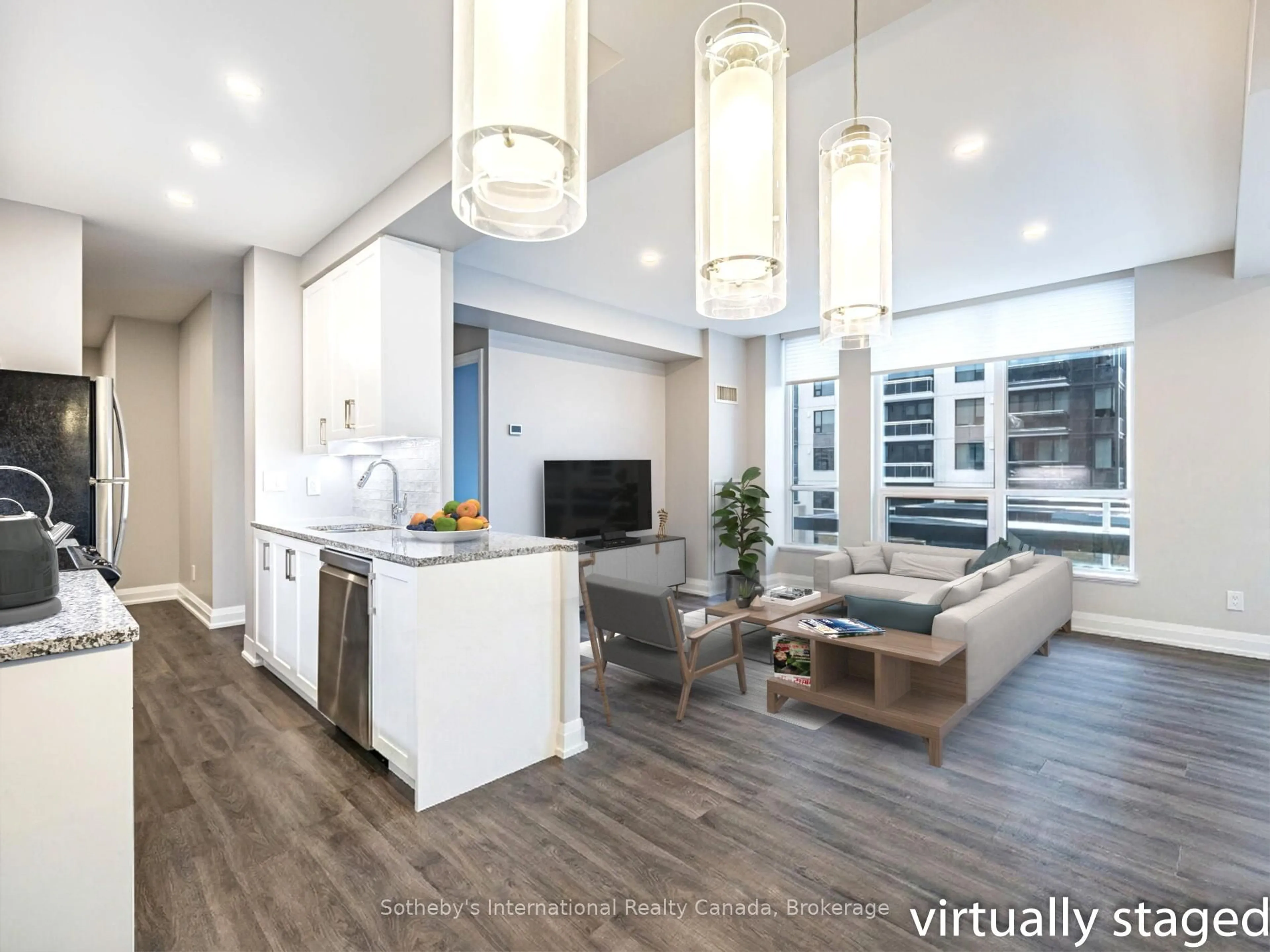 Open concept kitchen, unknown for 83 Redpath Ave #407, Toronto Ontario M4S 0A2