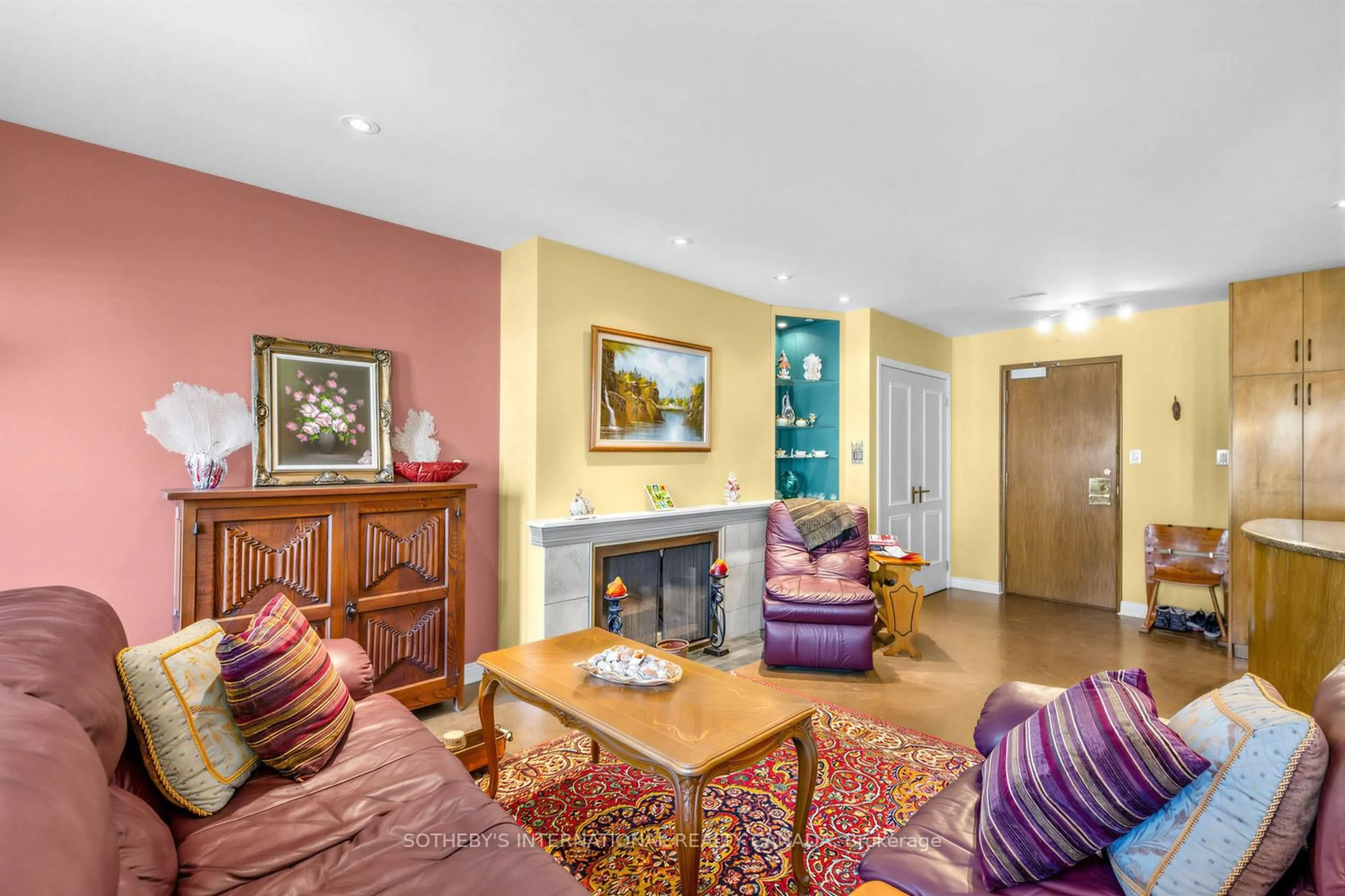 Living room with furniture, unknown for 8 Hawthorn Ave #202, Toronto Ontario M4W 2Z2