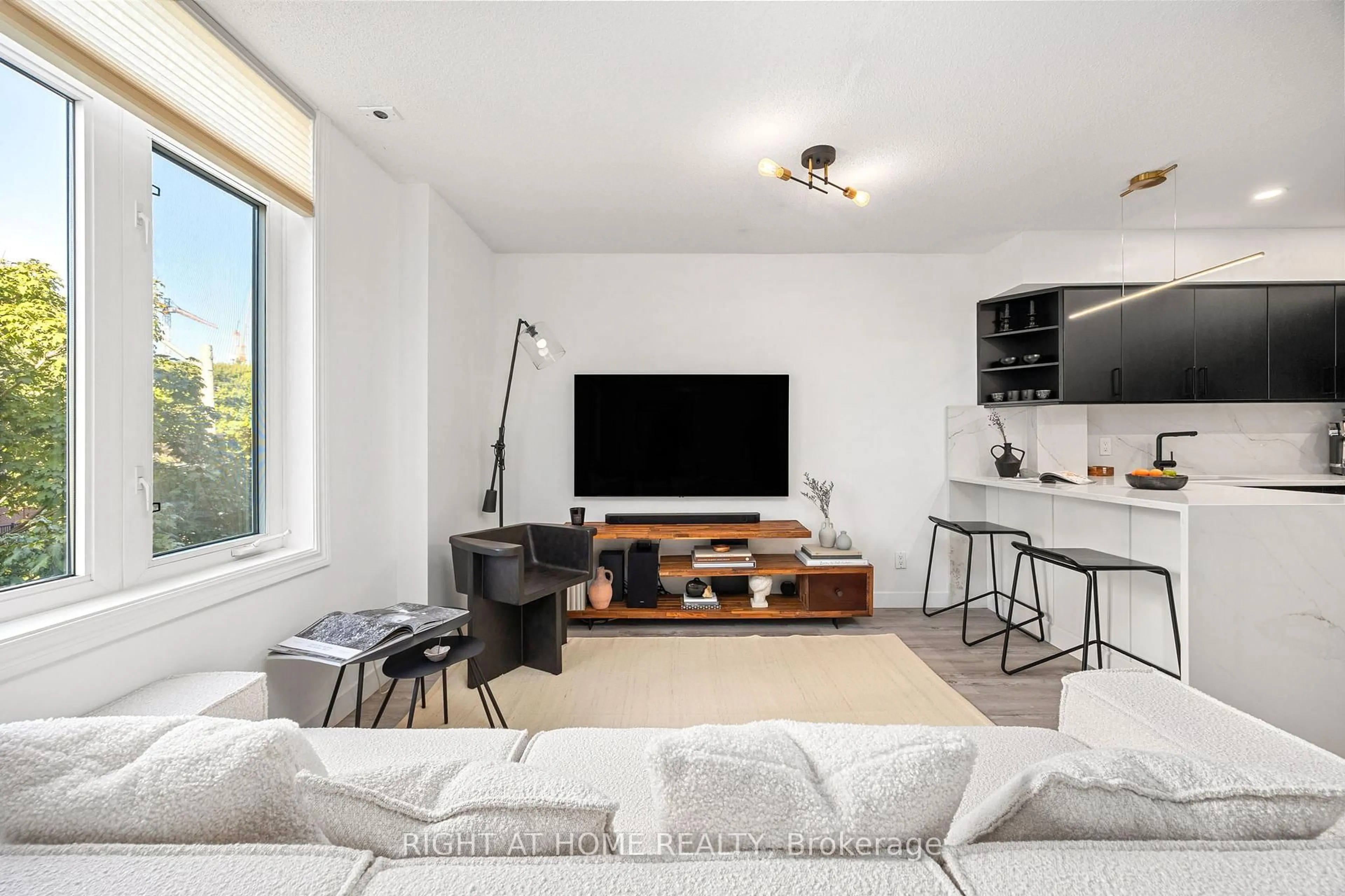 Living room with furniture, unknown for 43 Sudbury St #4304, Toronto Ontario M6J 3W6