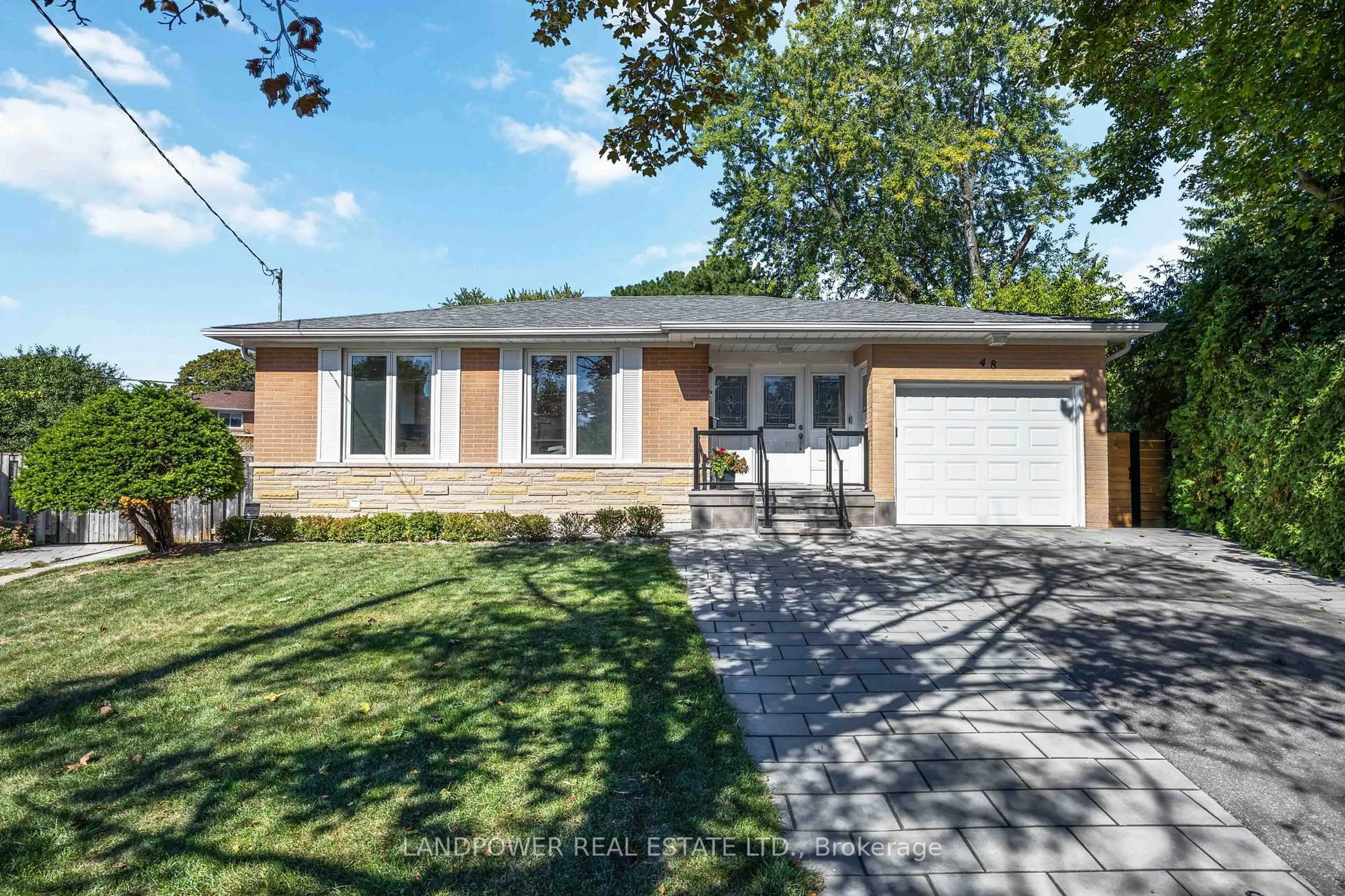 Home with brick exterior material, street for 48 Marowyne Dr, Toronto Ontario M2J 2A5