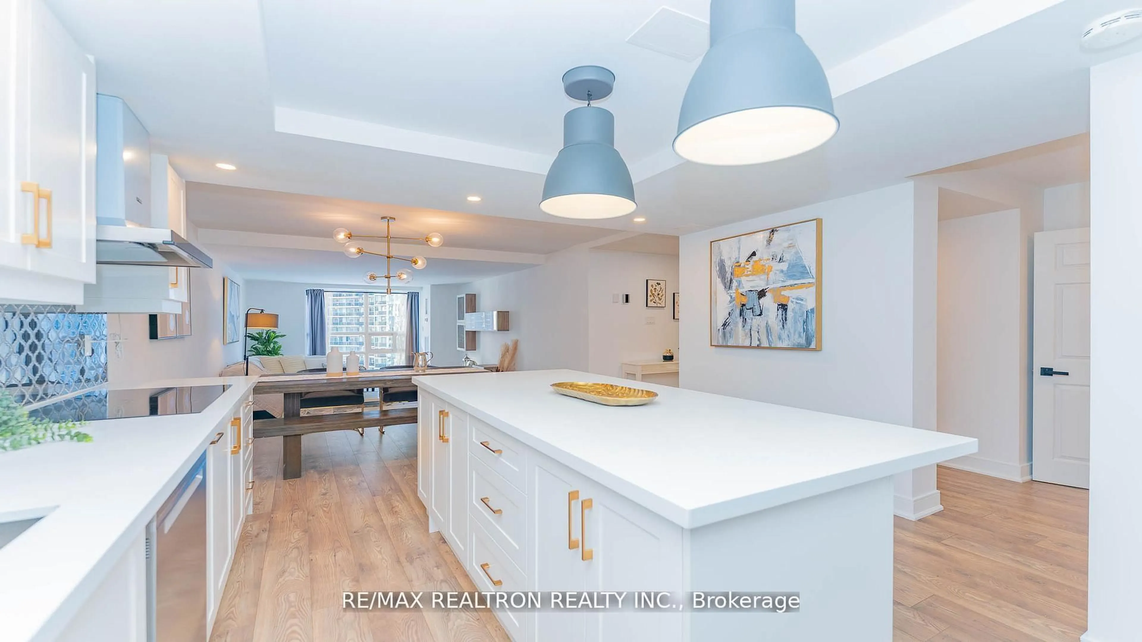 Open concept kitchen, ceramic/tile floor for 131 Beecroft Rd #1505, Toronto Ontario M2N 6G9