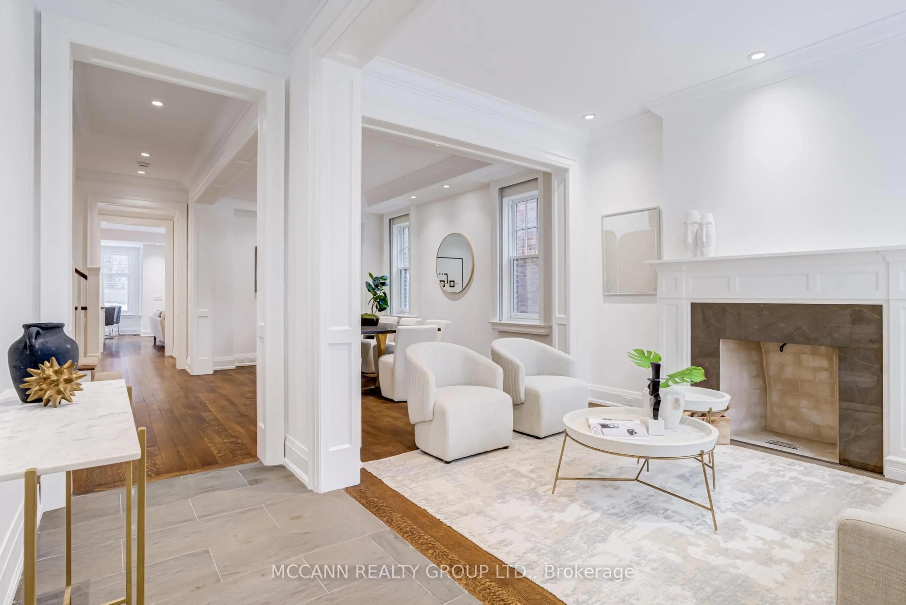 Living room with furniture, unknown for 172 Hanna Rd, Toronto Ontario M4G 3N8