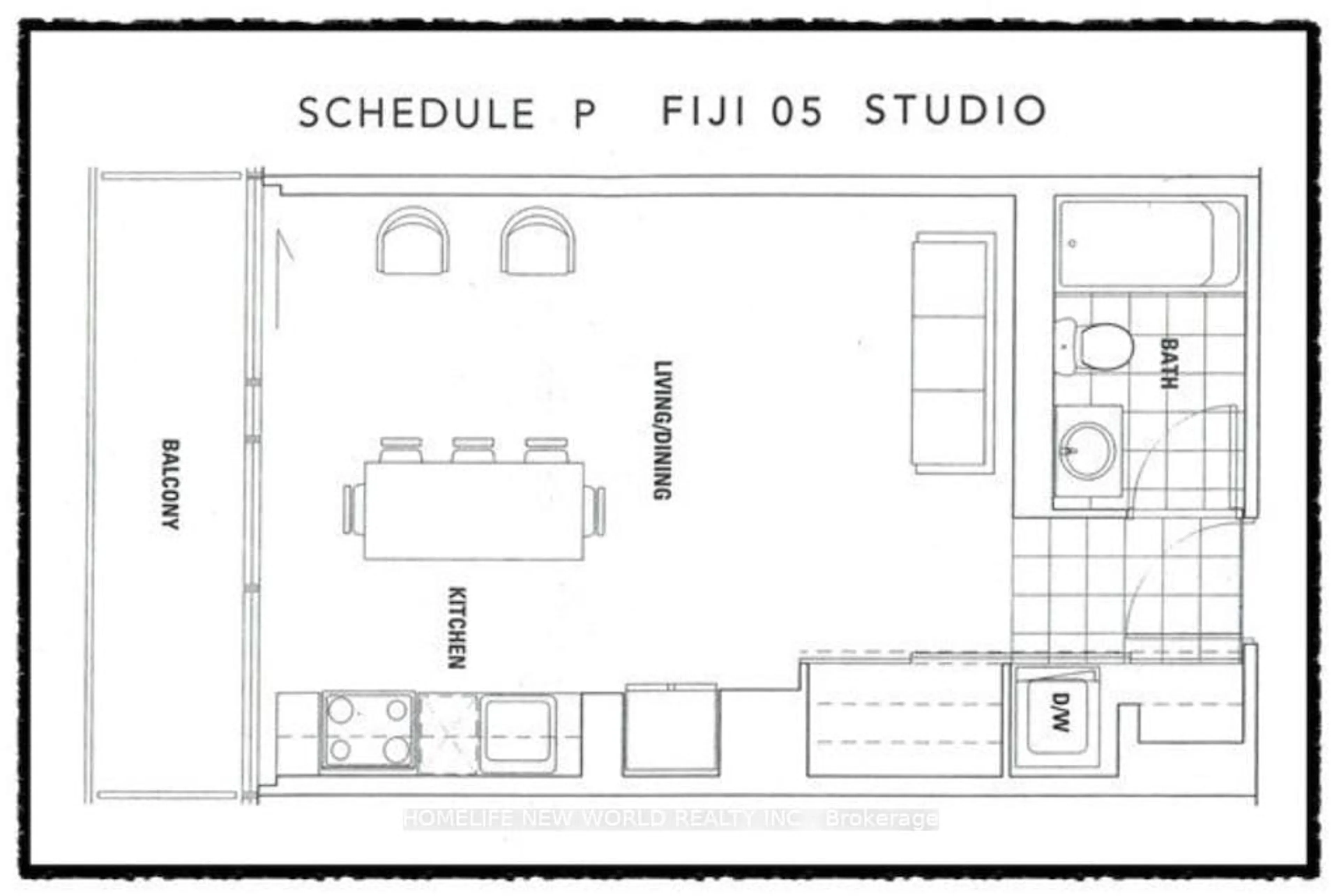 Floor plan for 38 Grenville St #505, Toronto Ontario M4Y 1A5