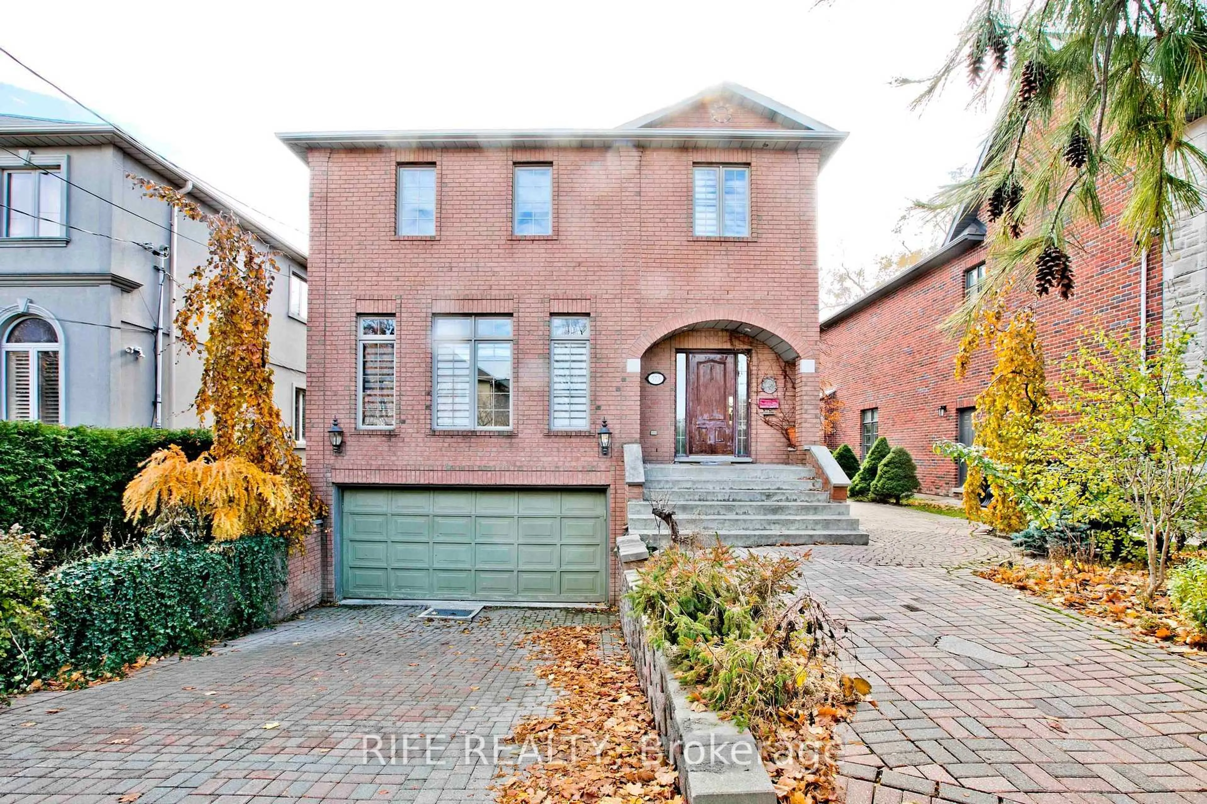 Home with brick exterior material, street for 573 Old Orchard Grve, Toronto Ontario M5M 2H2