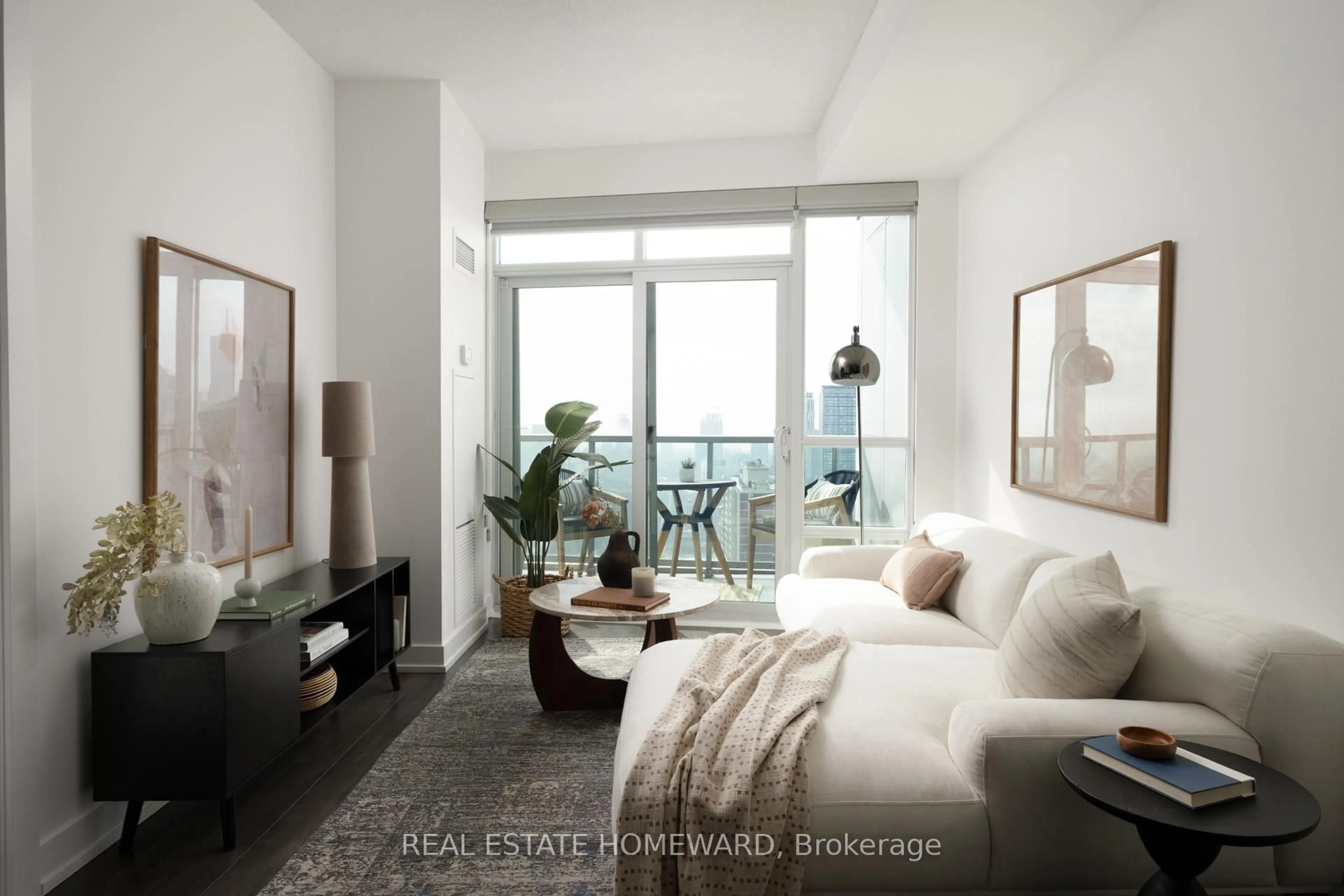 Living room with furniture, unknown for 120 Homewood Ave #3408, Toronto Ontario M4Y 2J3