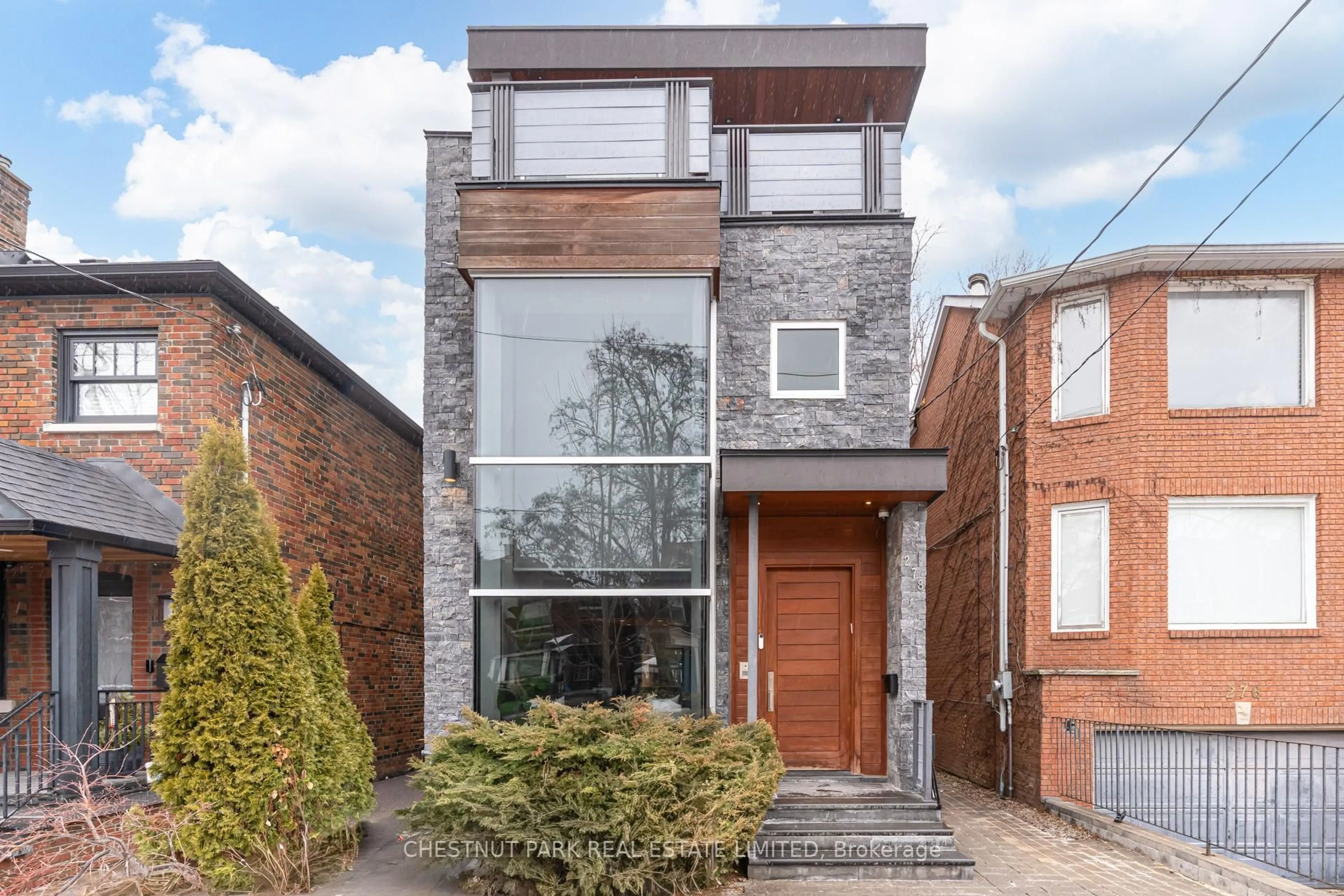 Home with brick exterior material, street for 278 St Germain Ave, Toronto Ontario M5M 1W3