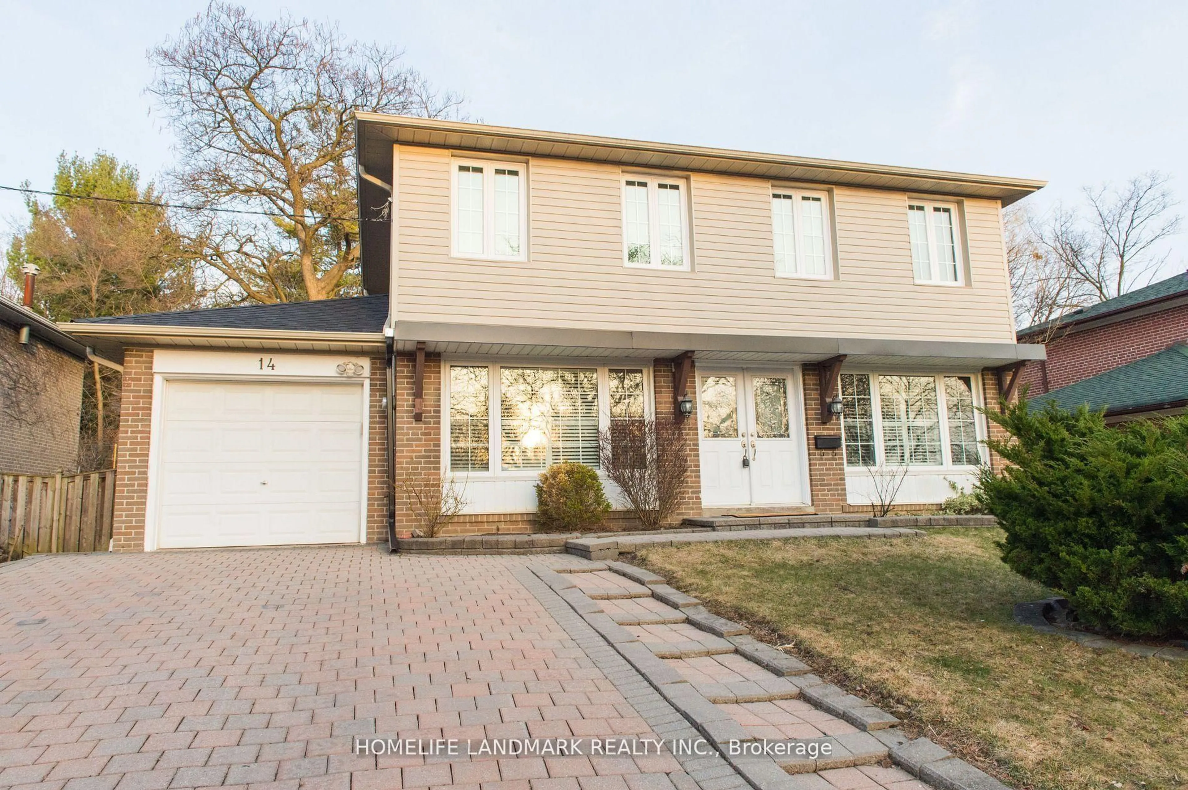 Home with brick exterior material, street for 14 Lehar Cres, Toronto Ontario M2H 1J5