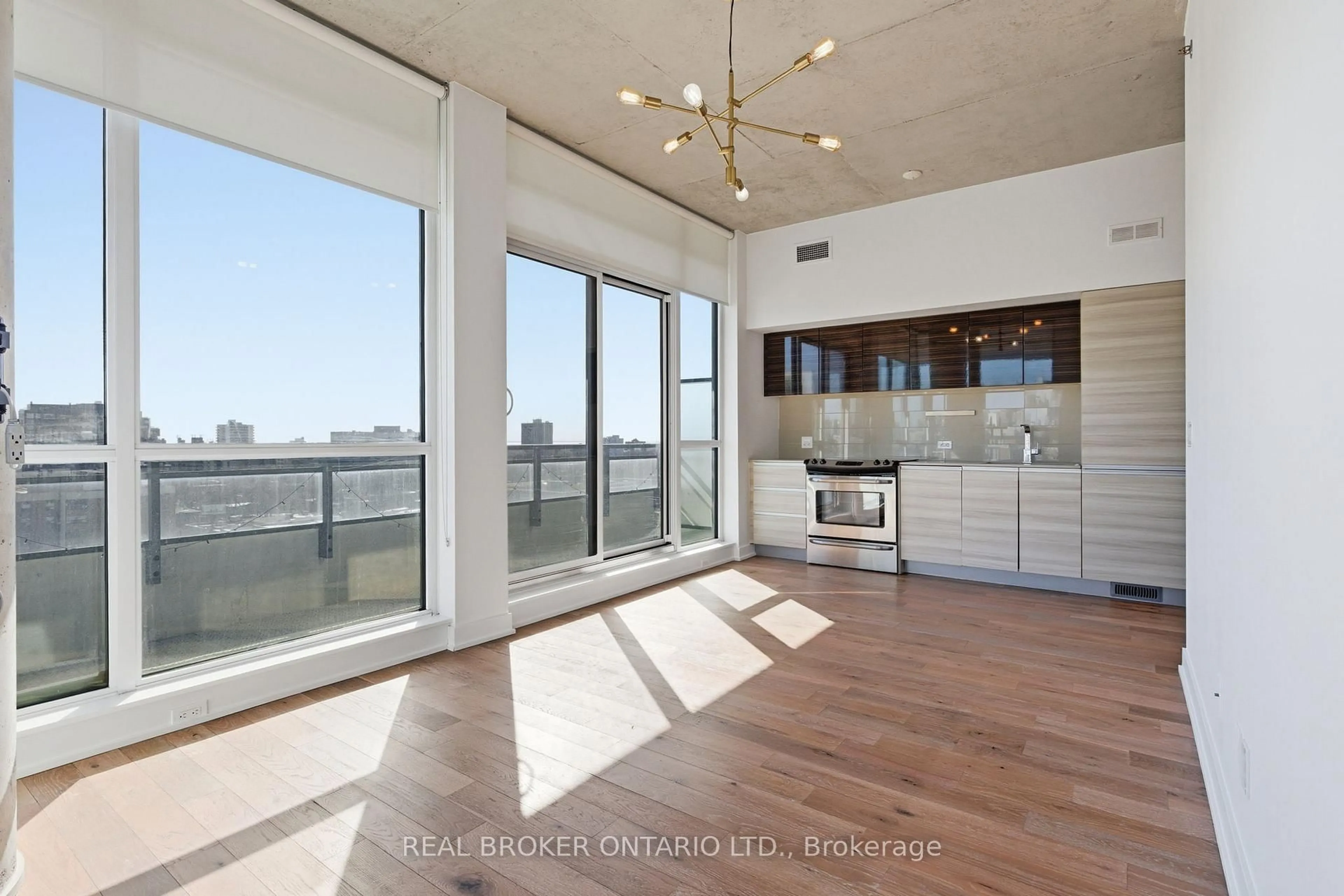 Open concept kitchen, unknown for 20 Minowan Miikan Lane #1105, Toronto Ontario M6J 0E5