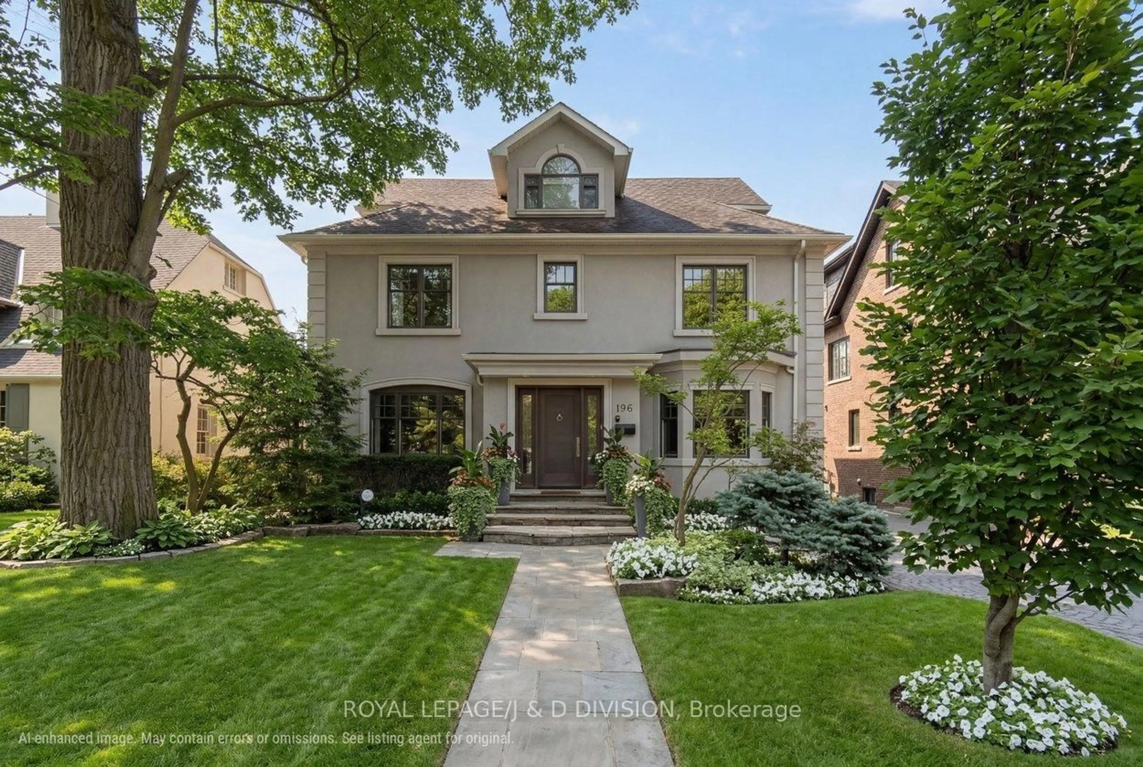 Home with brick exterior material, street for 196 Inglewood Dr, Toronto Ontario M4T 1H9