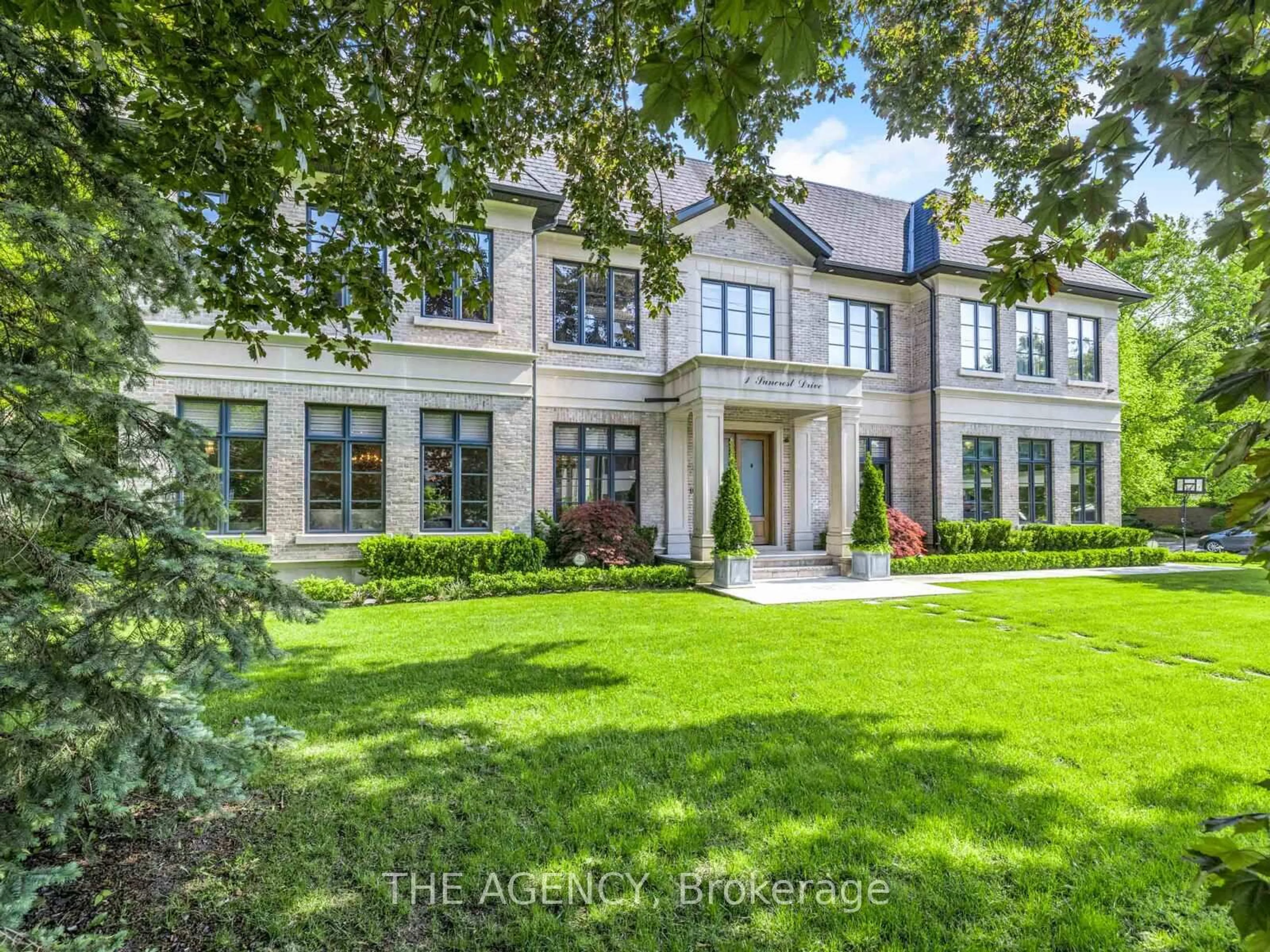 Home with brick exterior material, street for 1 Suncrest Dr, Toronto Ontario M3C 2L1