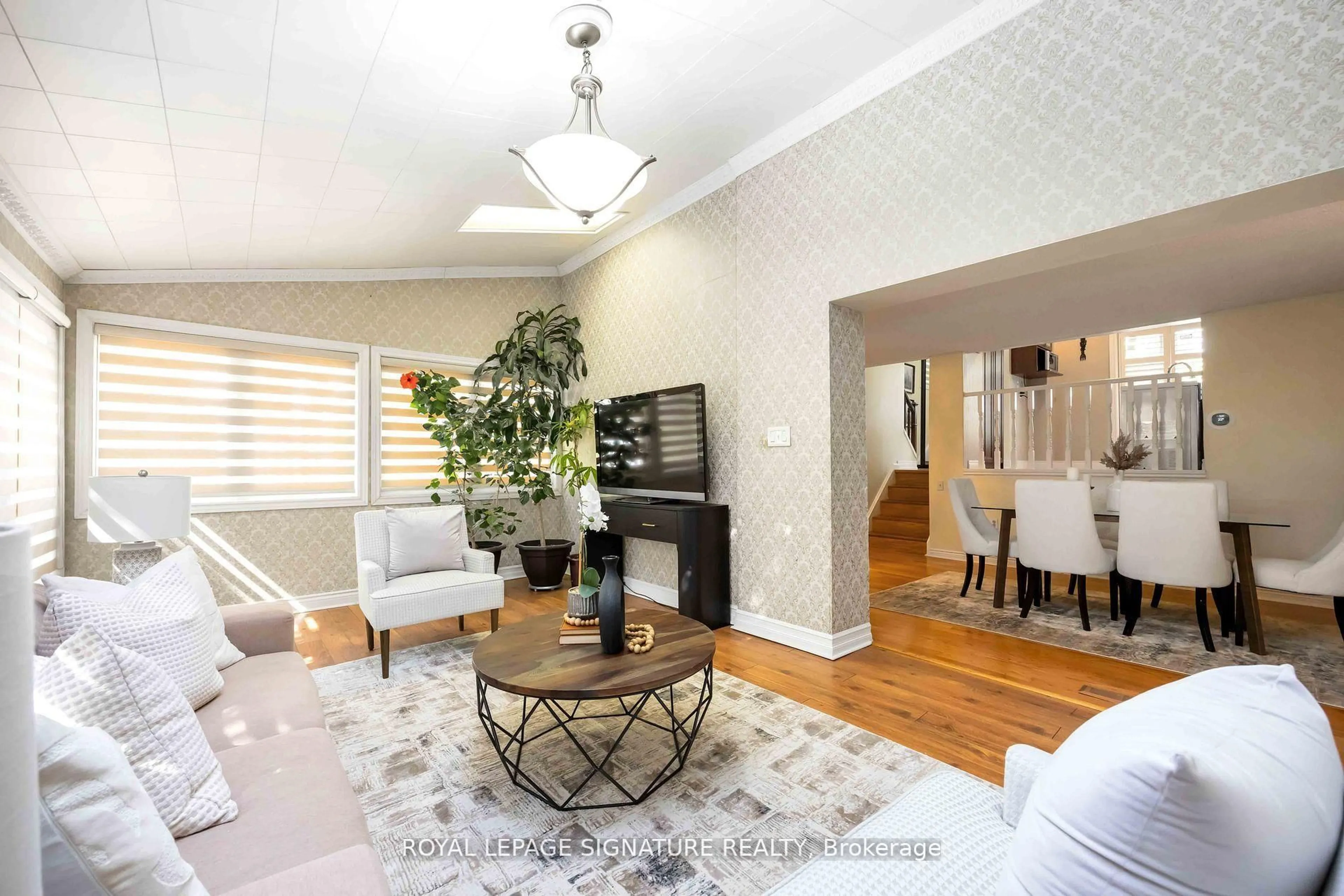 Living room with furniture, unknown for 104 Billington Cres, Toronto Ontario M3A 2G6