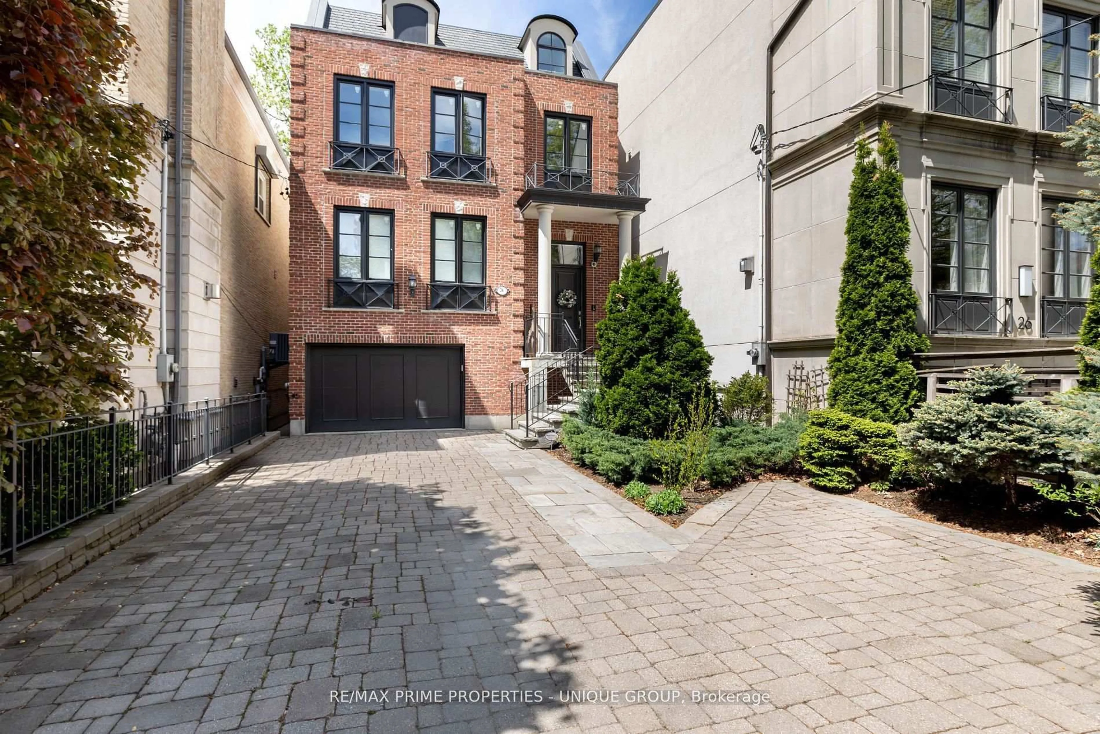 Home with brick exterior material, street for 24 Oriole Rd, Toronto Ontario M4V 2E8